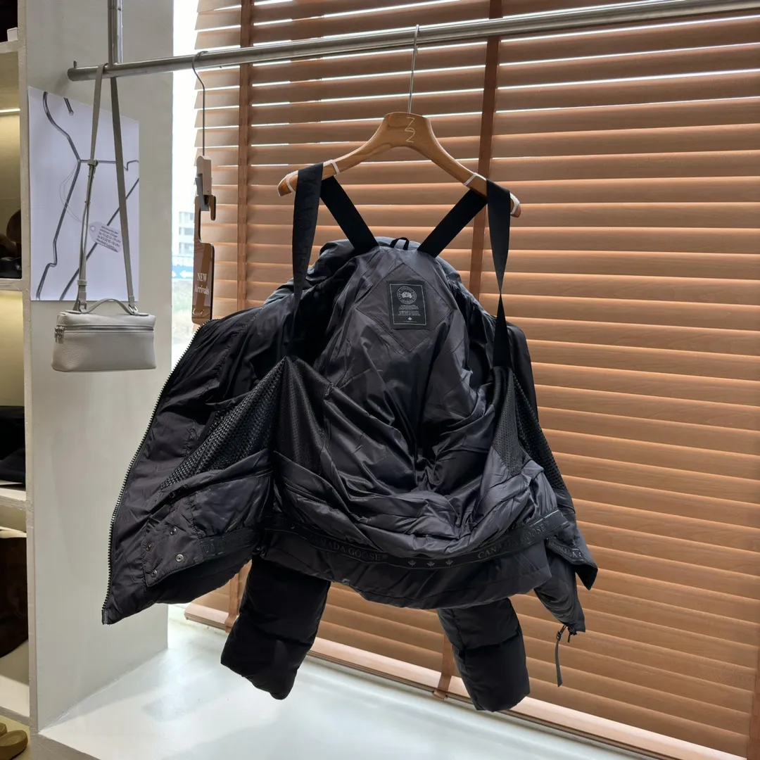 カナダグース ジャンクチャー ブラック パファージャケット - 画像 (7)