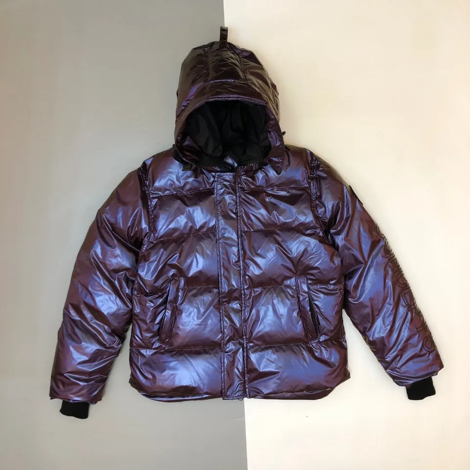 カナダグース OVO カメレオン ダウンジャケット パープル