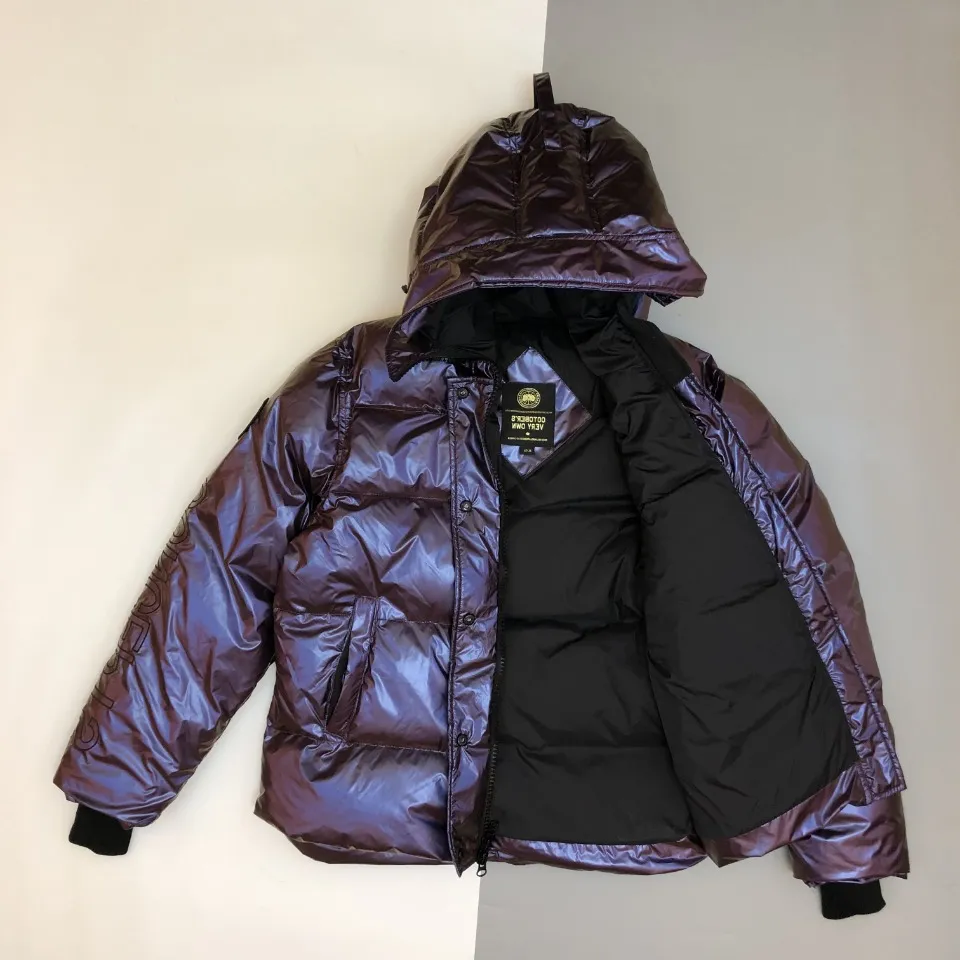 カナダグース OVO カメレオン ダウンジャケット パープル - 画像 (4)