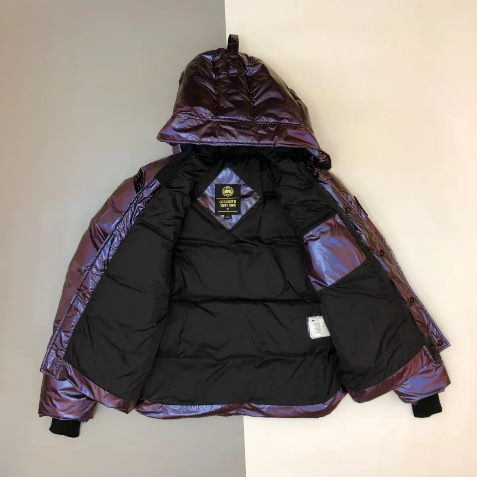 カナダグース OVO カメレオン ダウンジャケット パープル - 画像 (5)