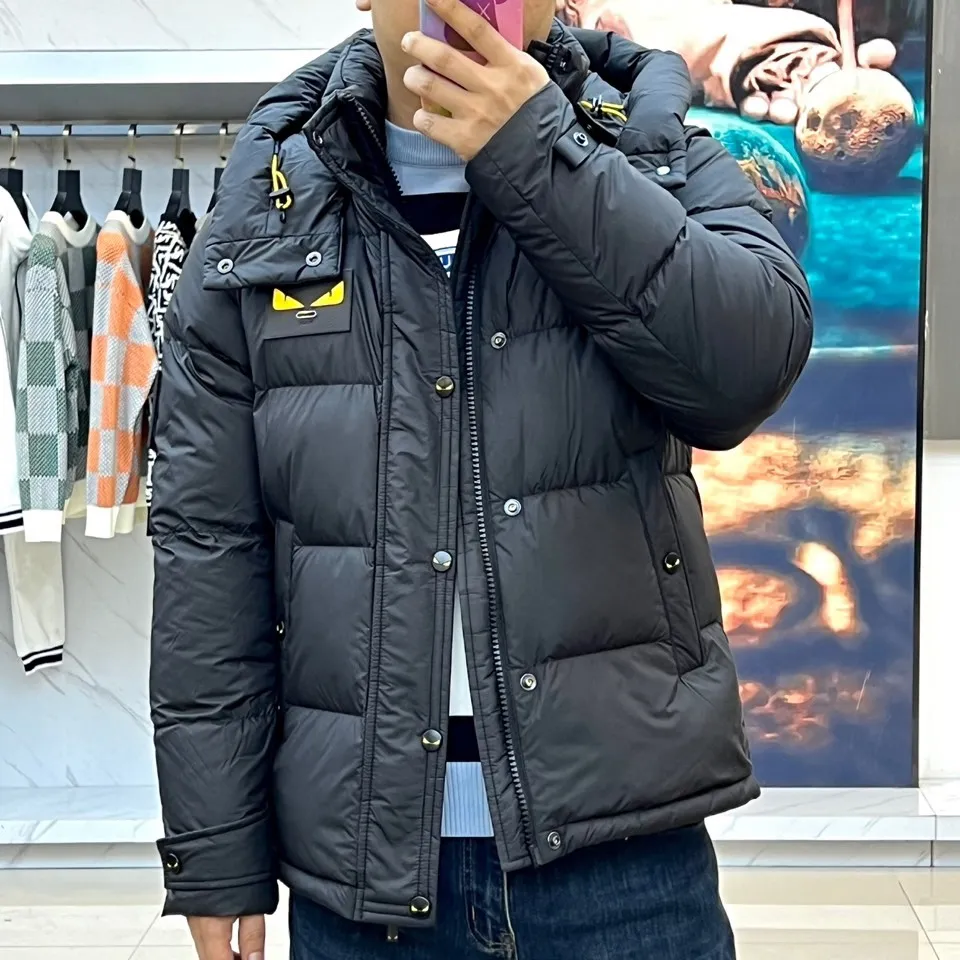 フェンディ モンスター フード付きダウンジャケット ブラック - 画像 (3)