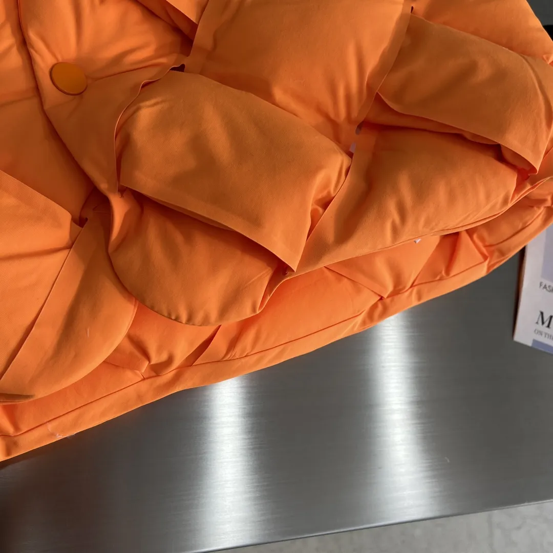 CELINE キルティングダウンベスト オレンジ クラシックスタイル - 画像 (6)