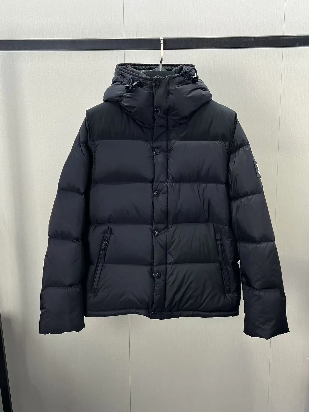 バーバリー クラシック デタッチャブルスリーブ ジャケット ブラック - 画像 (3)