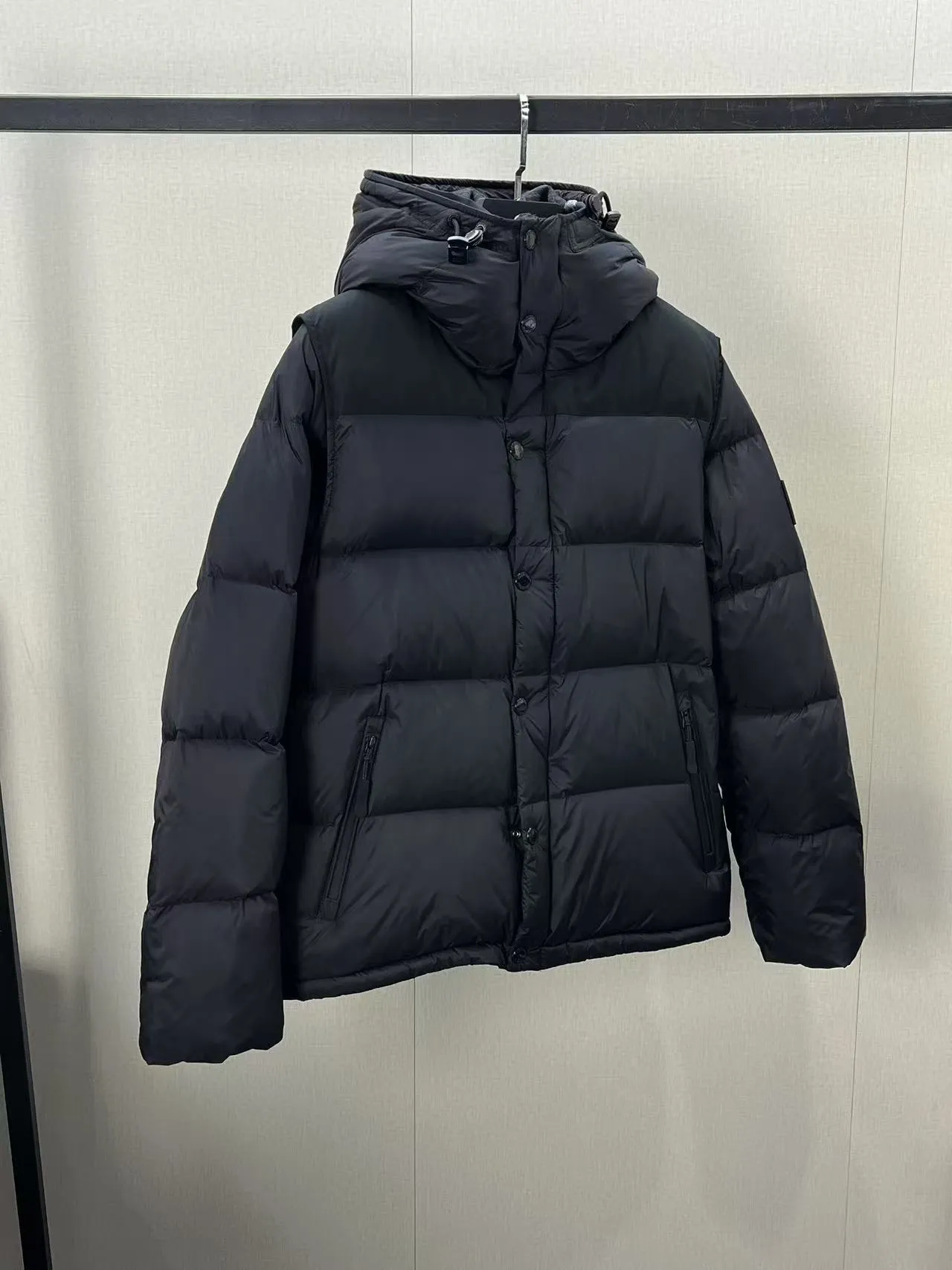 バーバリー クラシック デタッチャブルスリーブ ジャケット ブラック - 画像 (7)