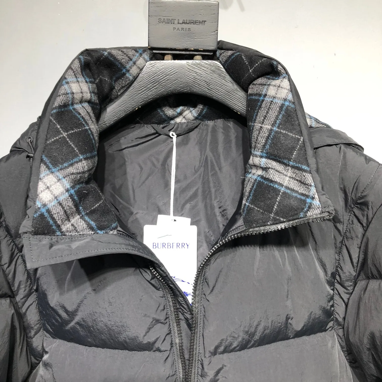 バーバリー デタッチャブル スリーブ ダウンジャケット ブラック - 画像 (4)