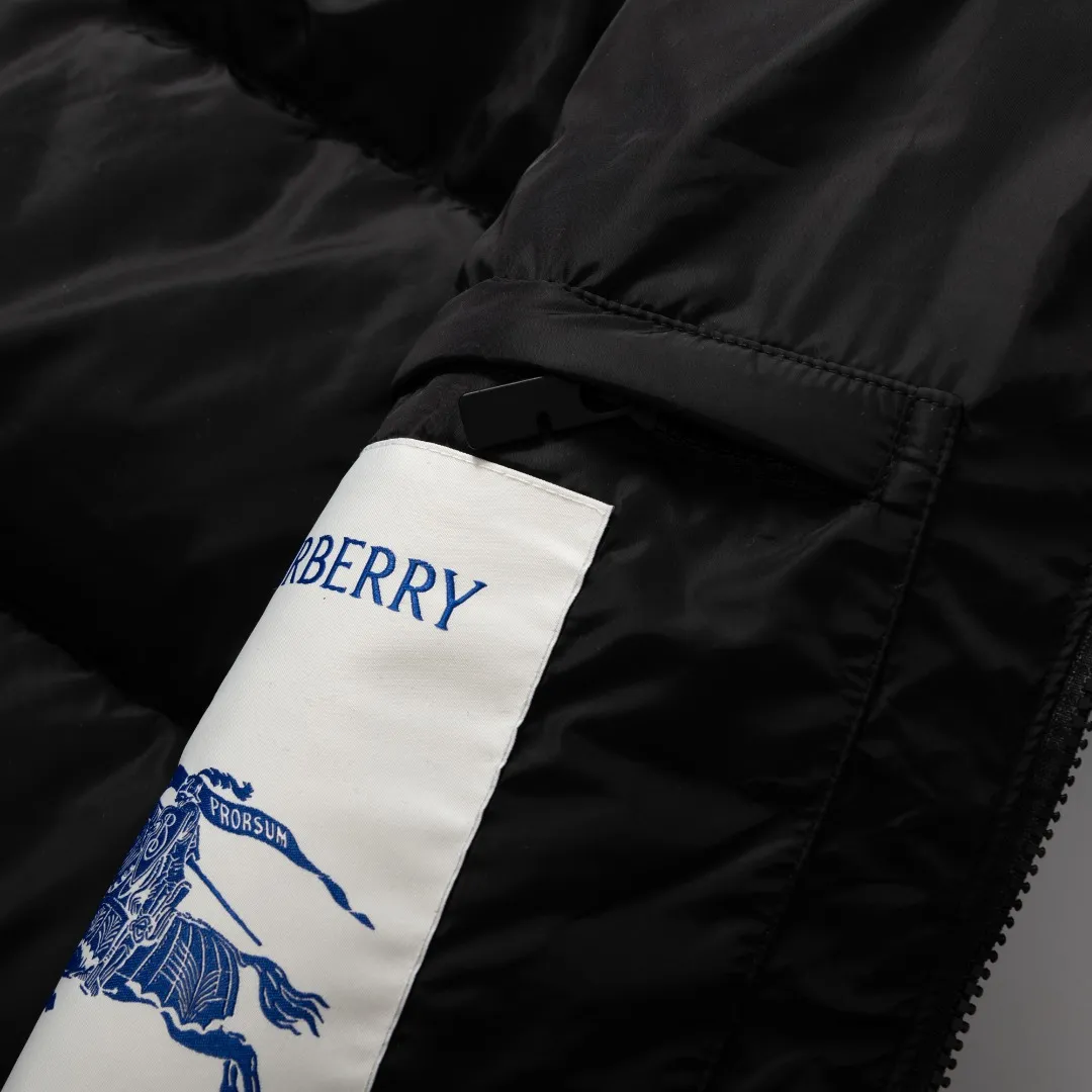 バーバリー デタッチャブル スリーブ ダウンジャケット ブラック - 画像 (7)