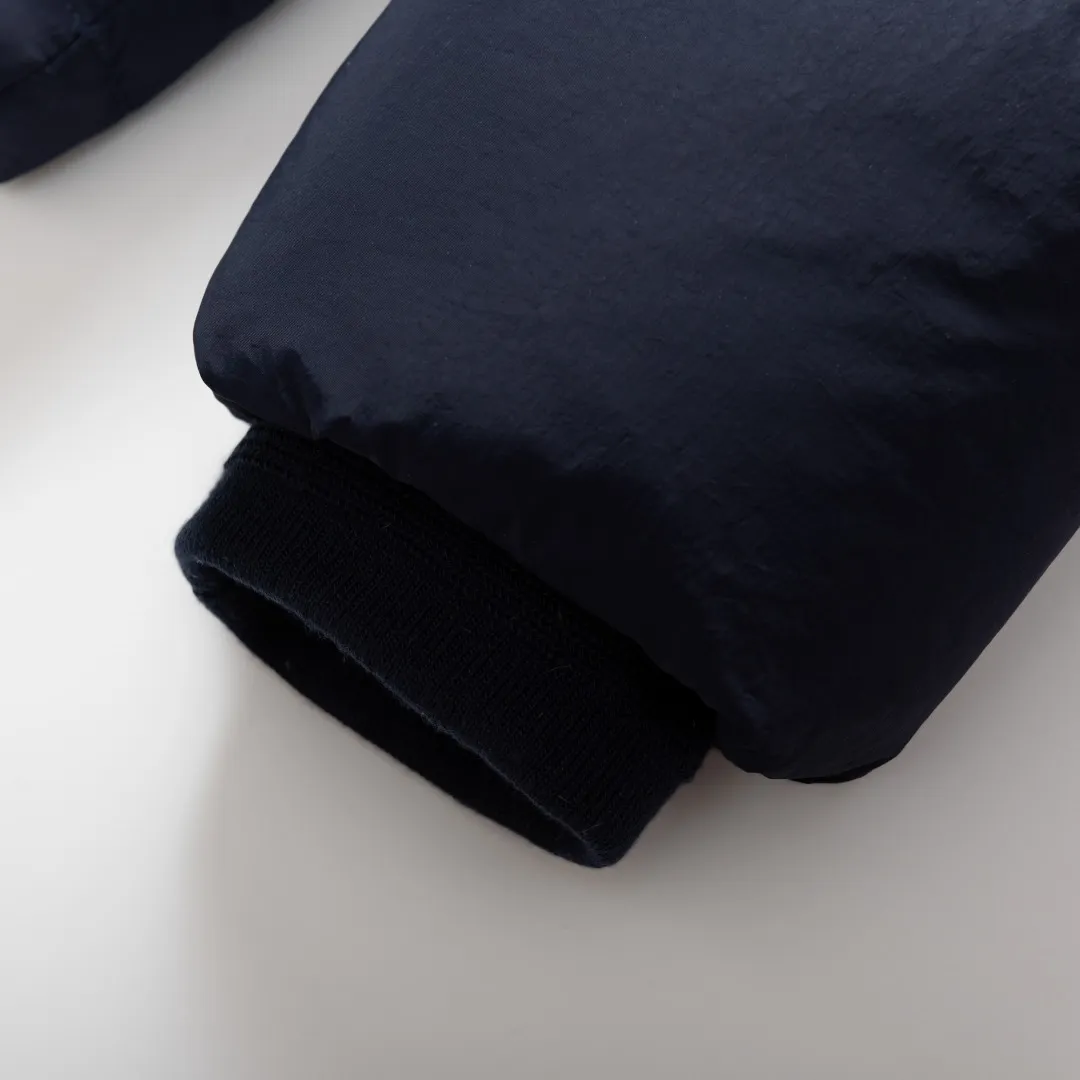 バーバリー デタッチャブルスリーブダウンジャケット ネイビー - 画像 (6)