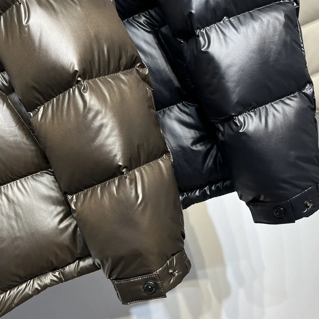 バーバリーロゴ パファージャケット ブラック フード付き - 画像 (12)