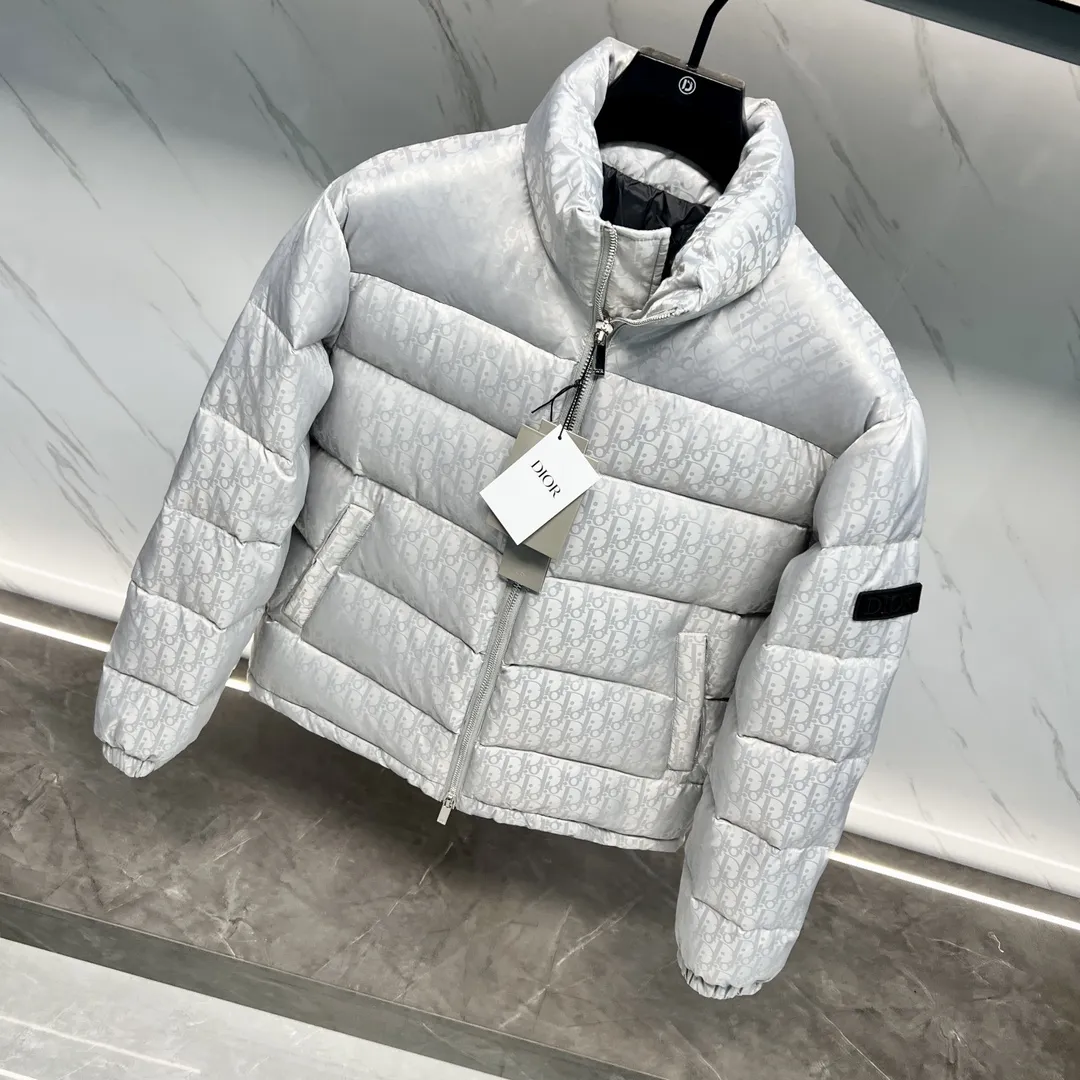 ディオール オブリーク ダウンジャケット シルバースタンドカラー - 画像 (5)