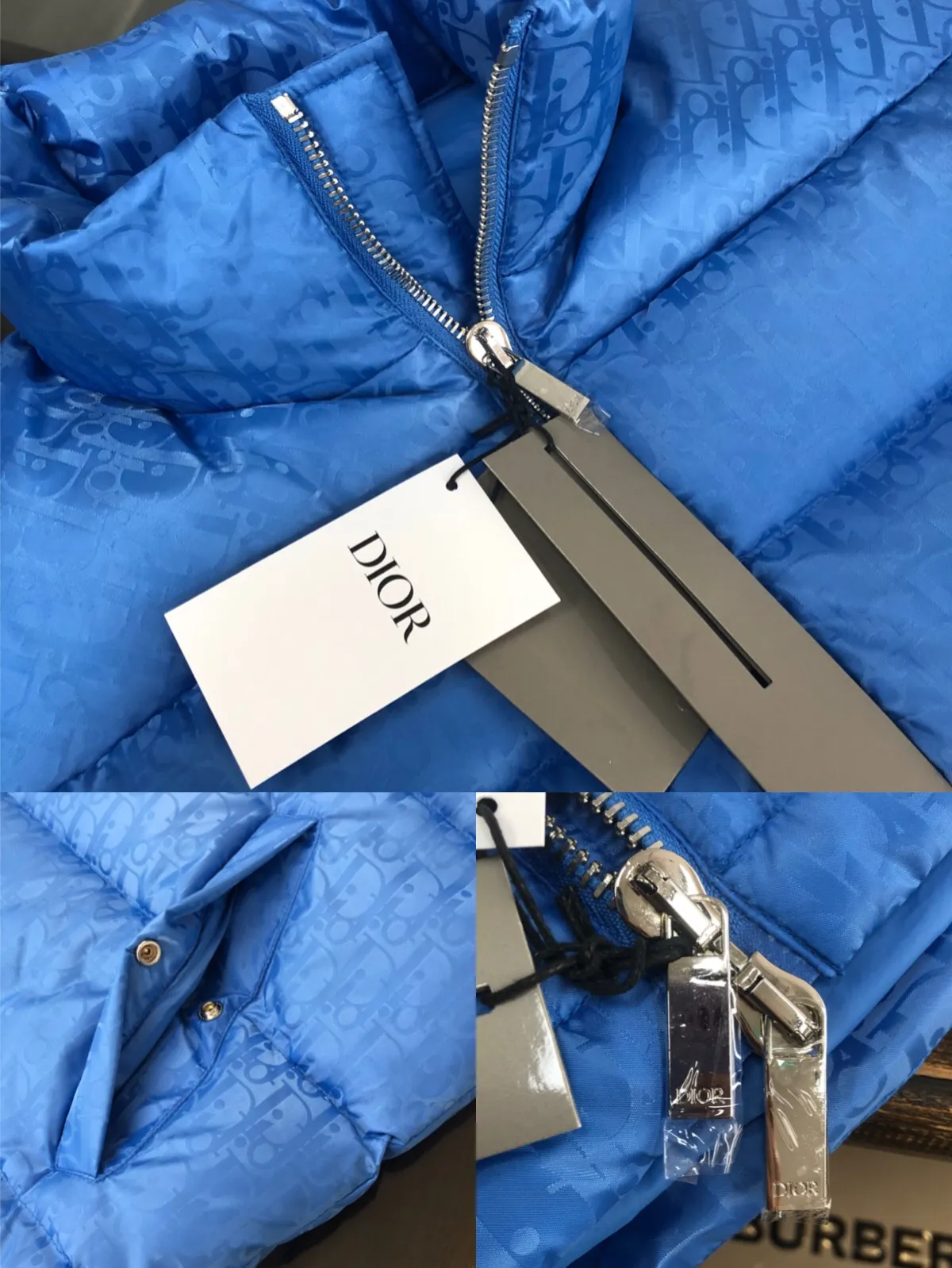 ディオール 24SS ダウンベスト ブルー キルティングスタイル - 画像 (5)