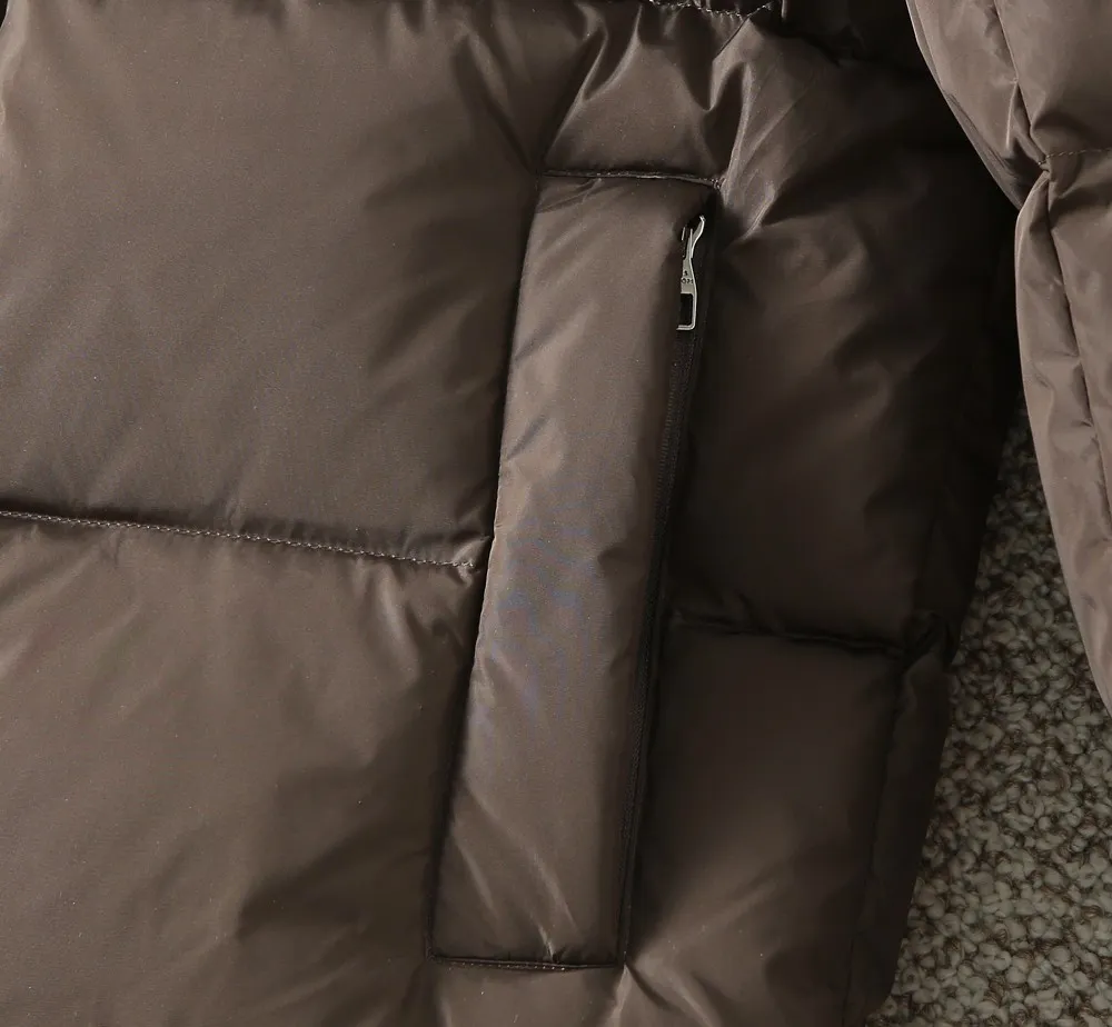 ルイ・ヴィトン LV ダウンジャケット ブラウン フード付き - 画像 (9)