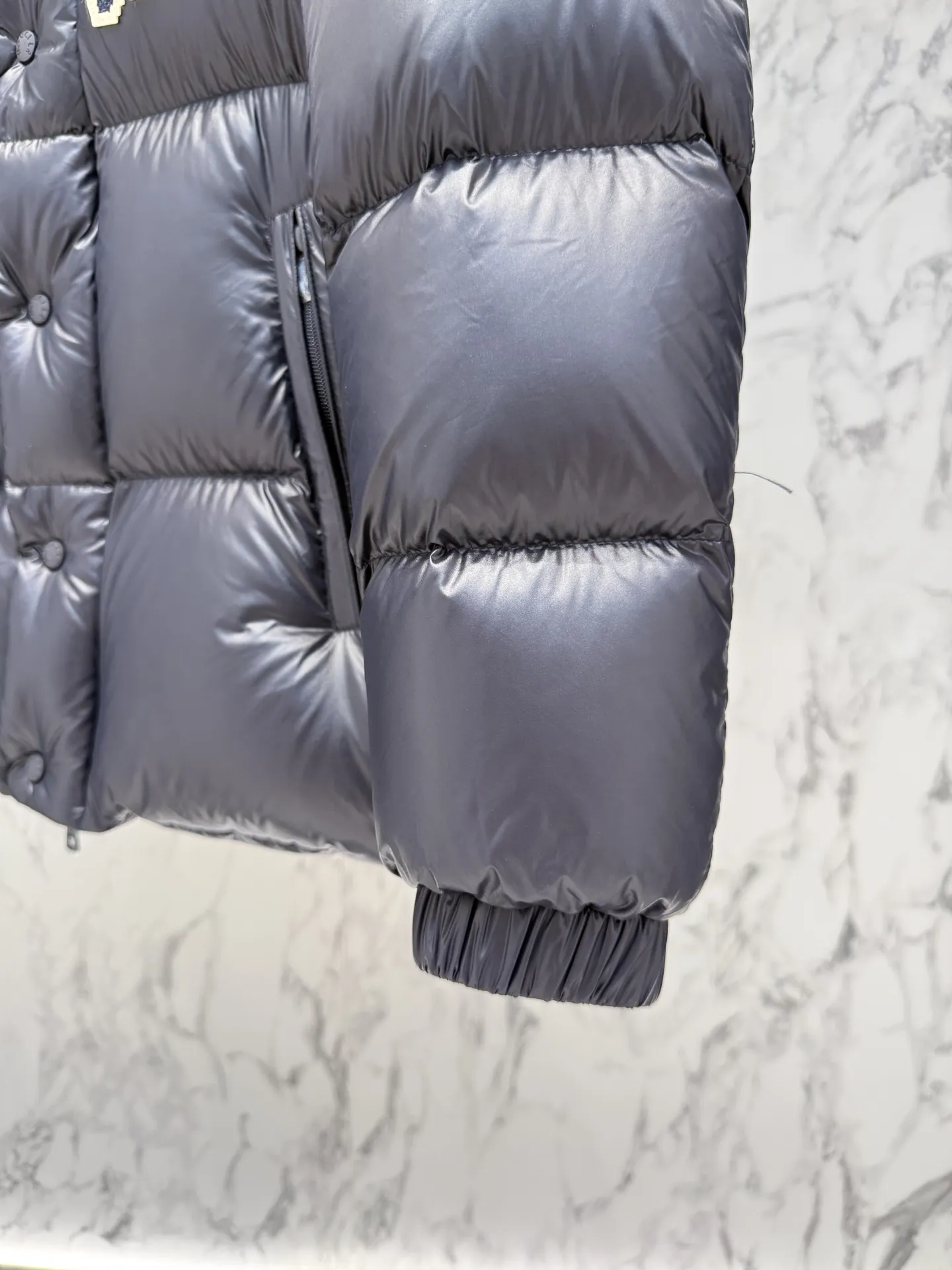モンクレール グルノーブル ダウンジャケット ブラック パファー - 画像 (5)