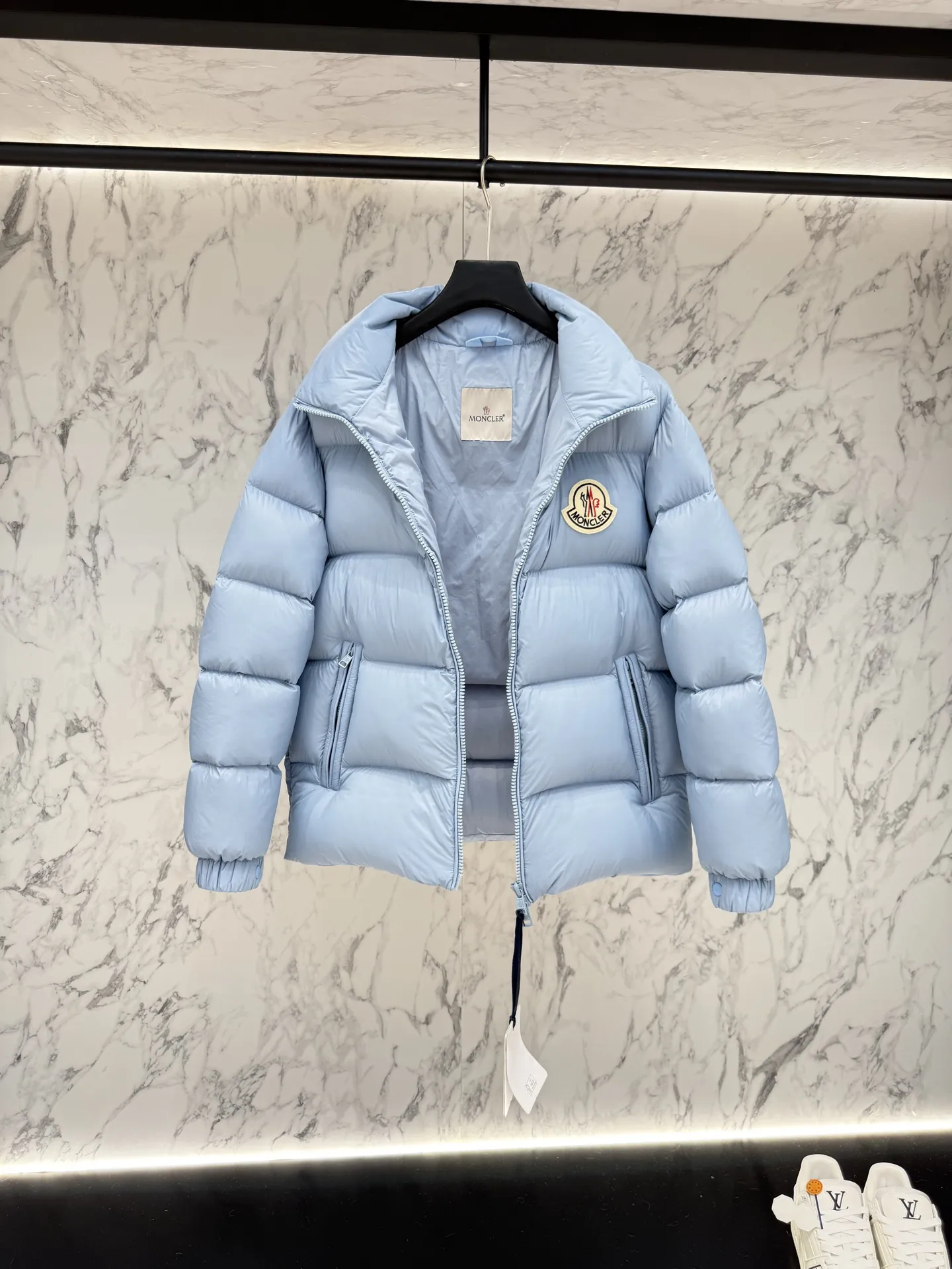 モンクレール グルノーブル ダウンジャケット ライトブルー パファー - 画像 (3)