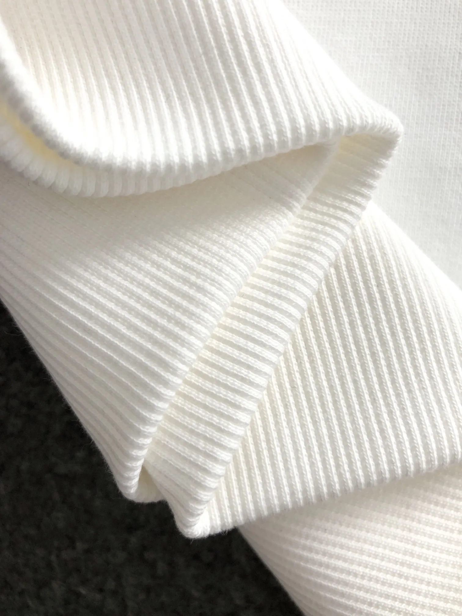 Fendi FF刺繍ロゴ白カジュアルスウェット - 画像 (10)