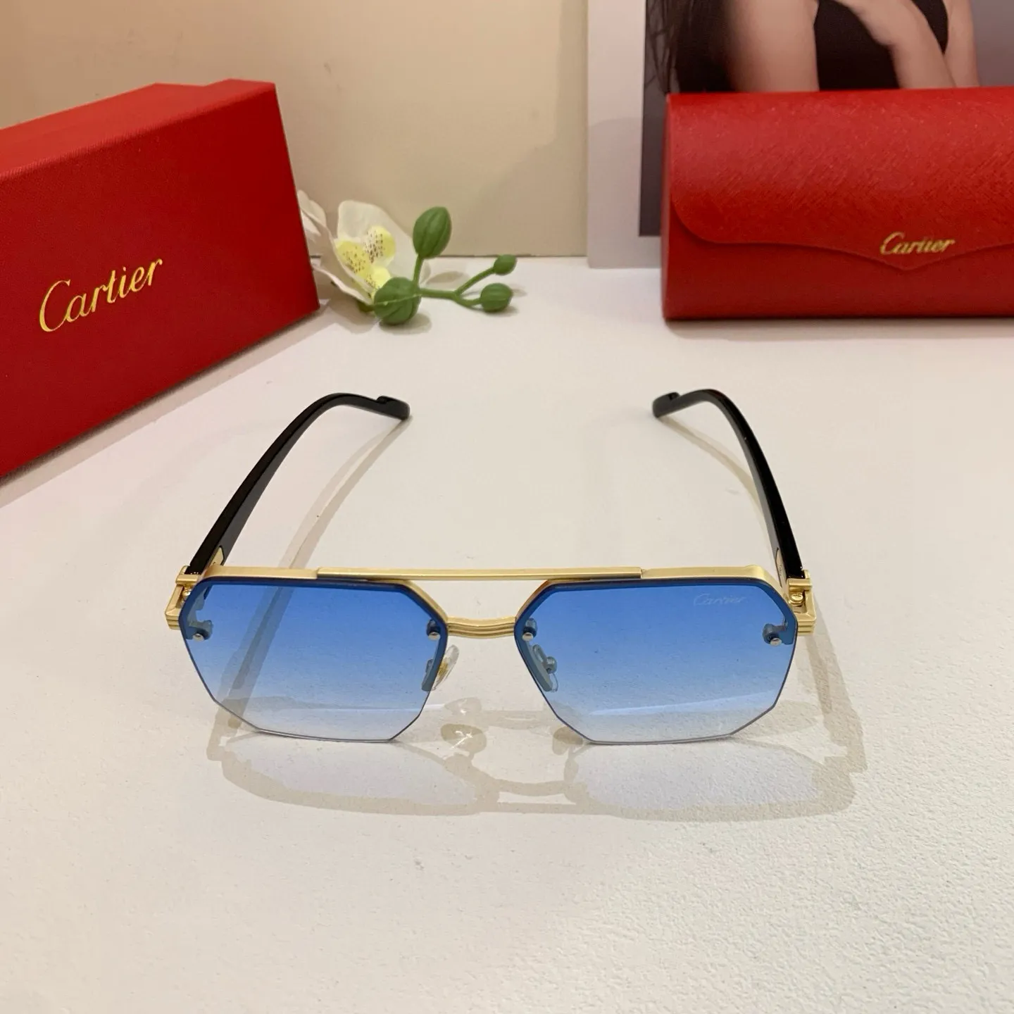 カルティエ新作黒ファッションサングラス - 画像 (7)