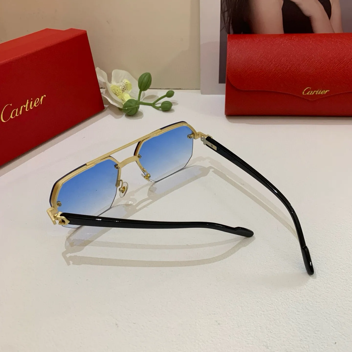 カルティエ新作黒ファッションサングラス - 画像 (9)