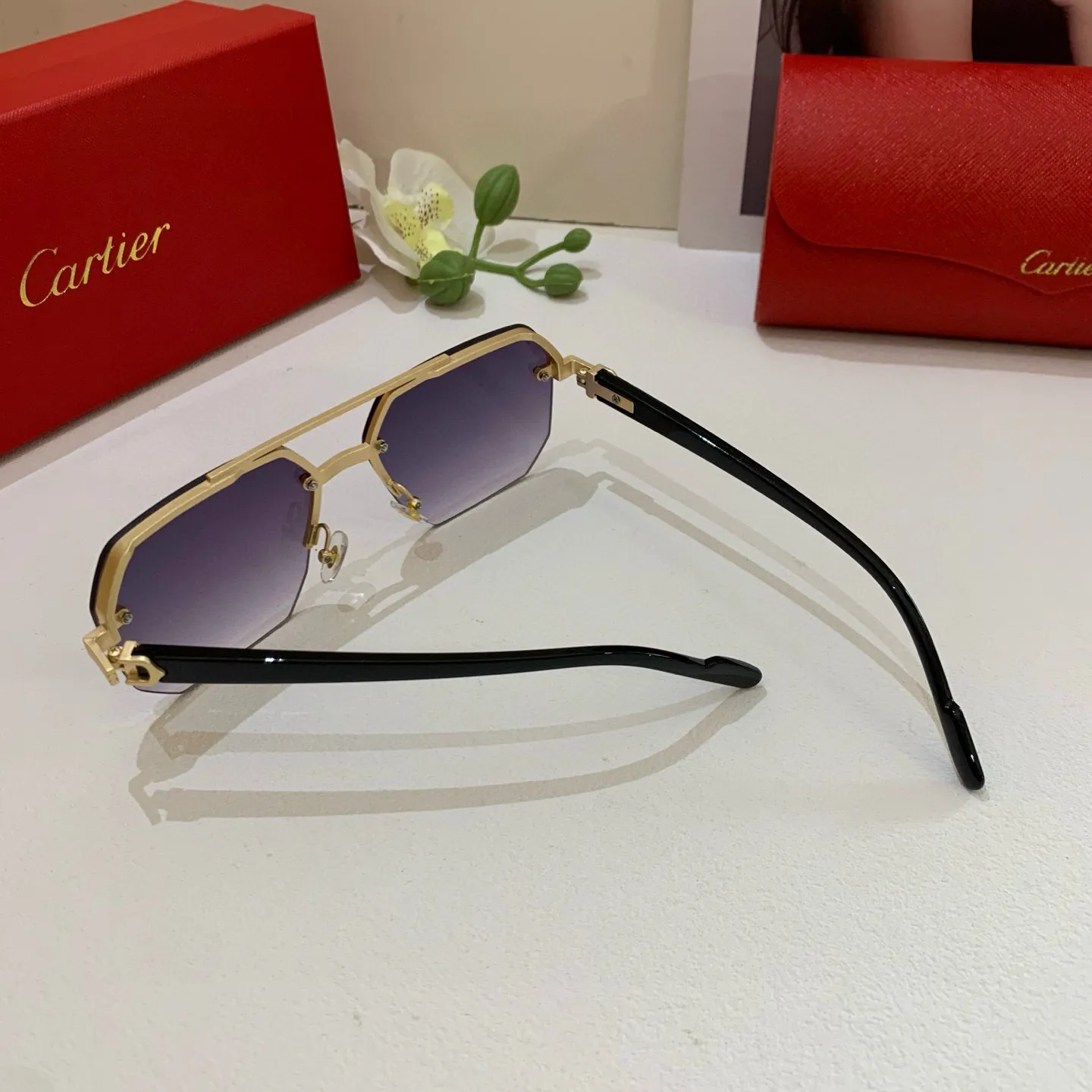 カルティエ新作黒ダイヤモンドサングラス - 画像 (8)
