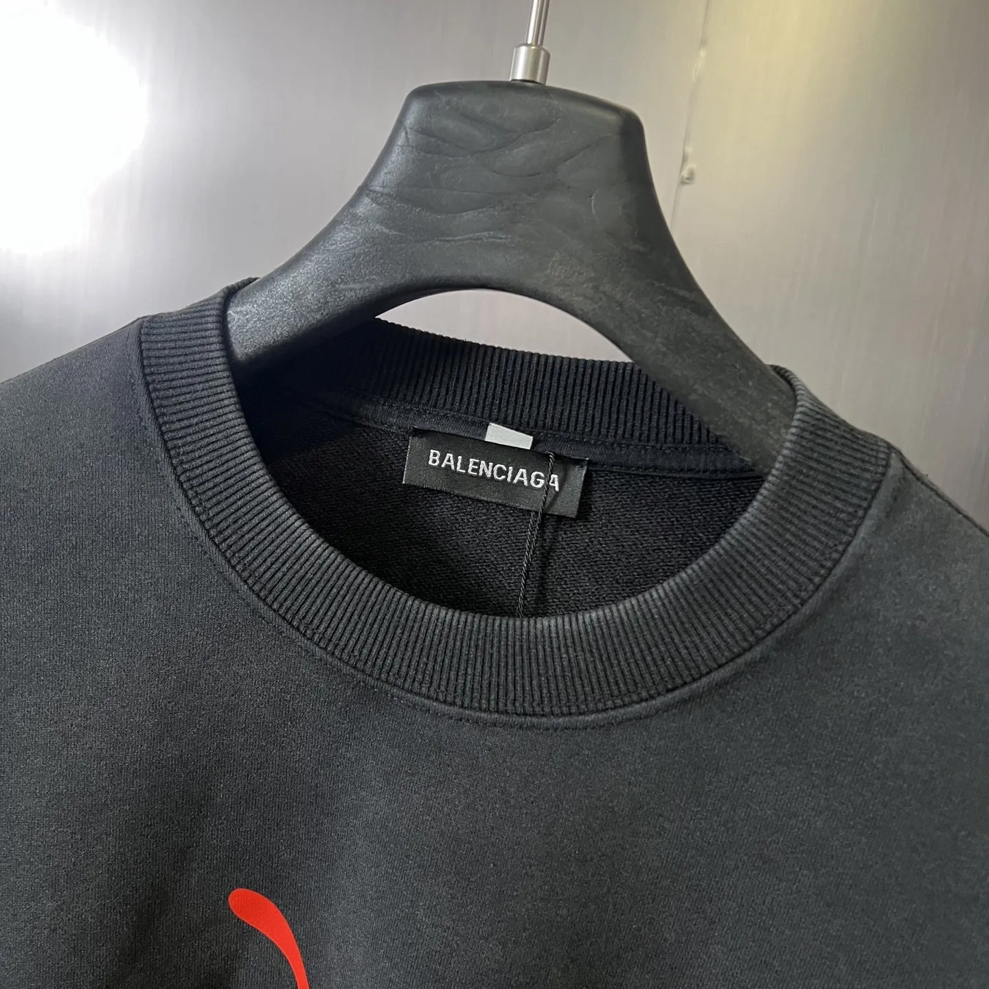 BALENCIAGA PUMA コラボ ダークナイトブラック スウェット - 画像 (6)