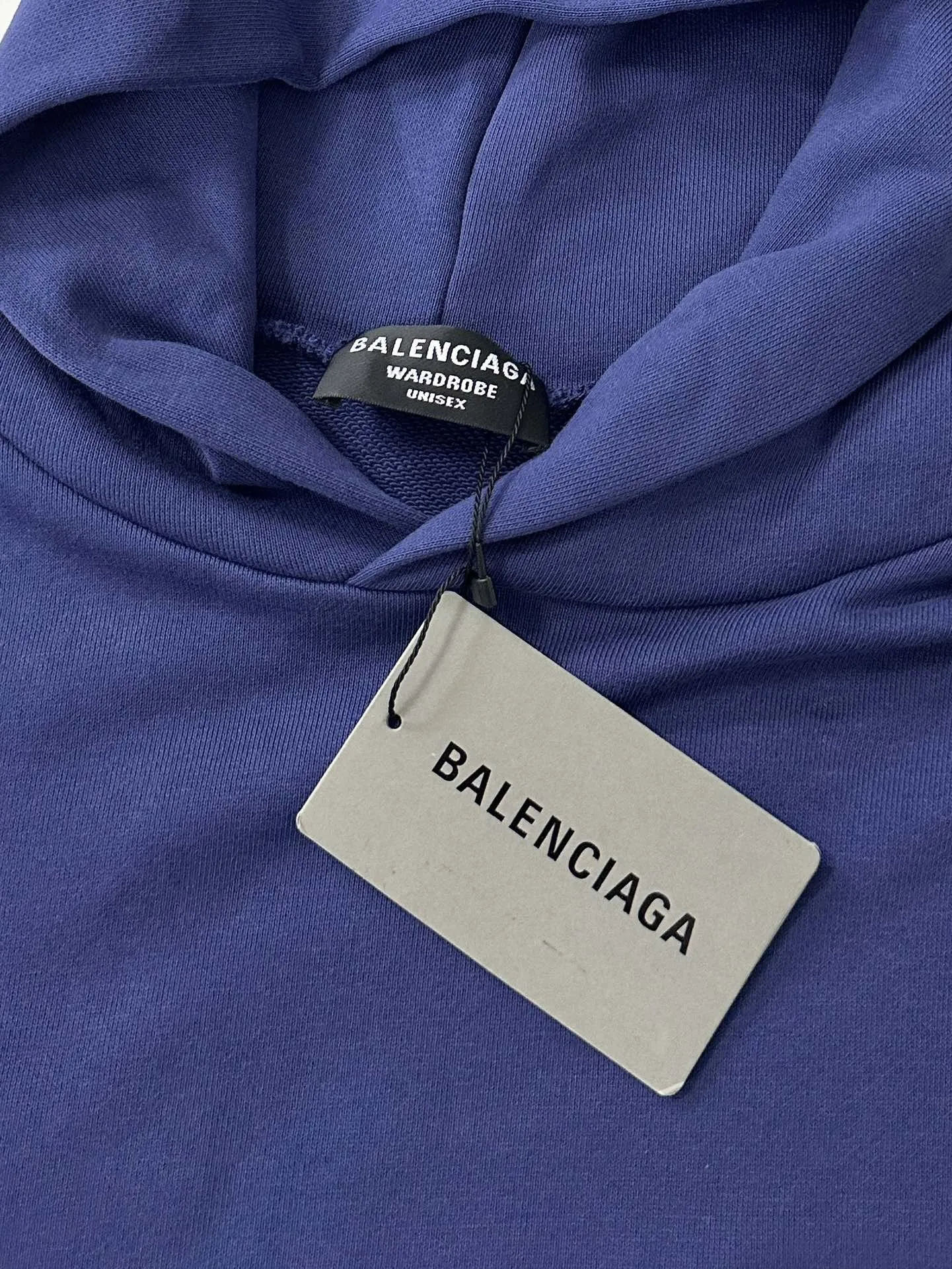 Balenciaga 2025春ブルーコーラーロゴパーカー - 画像 (6)
