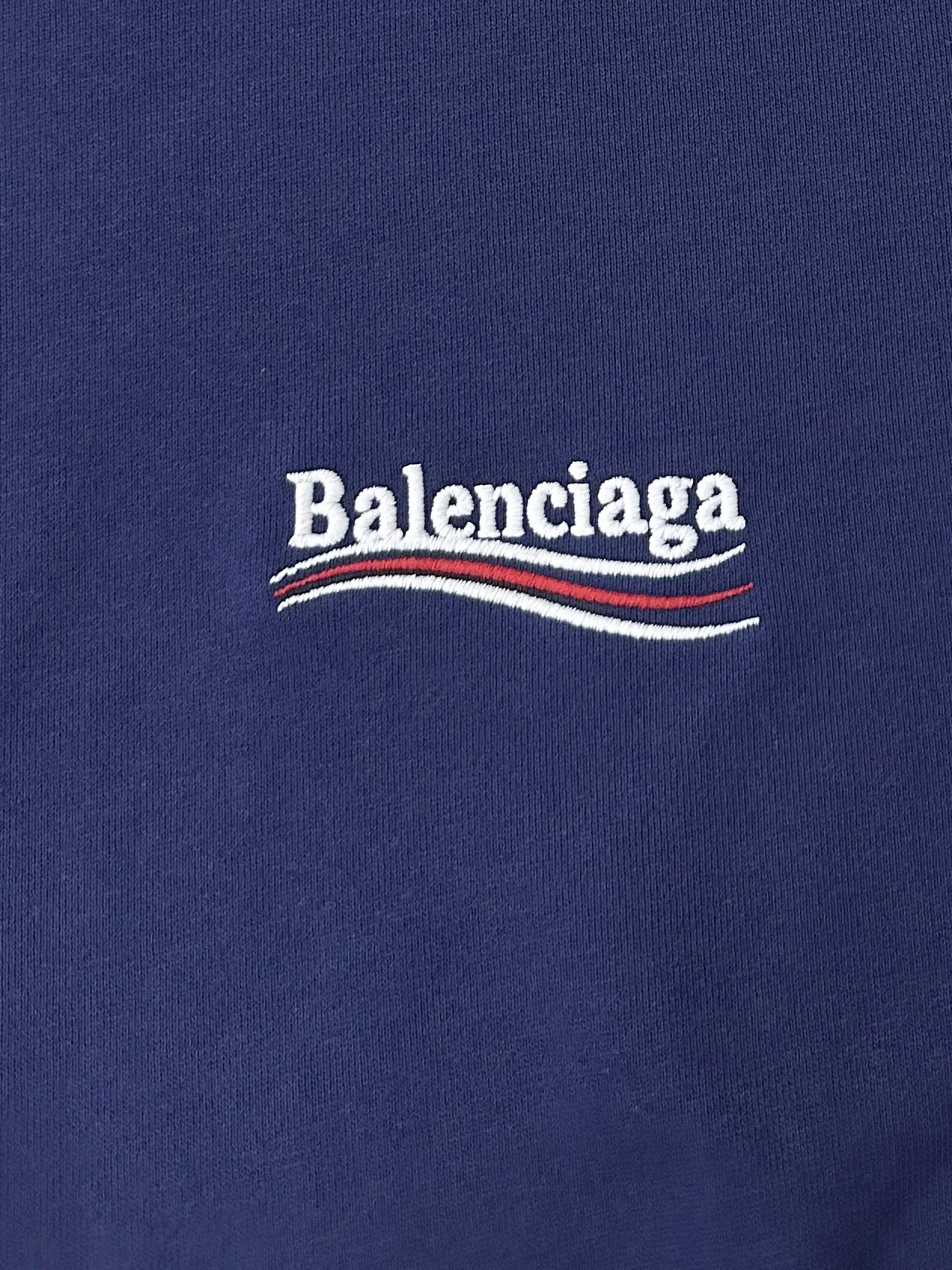 Balenciaga 2025春ブルーコーラーロゴパーカー - 画像 (7)