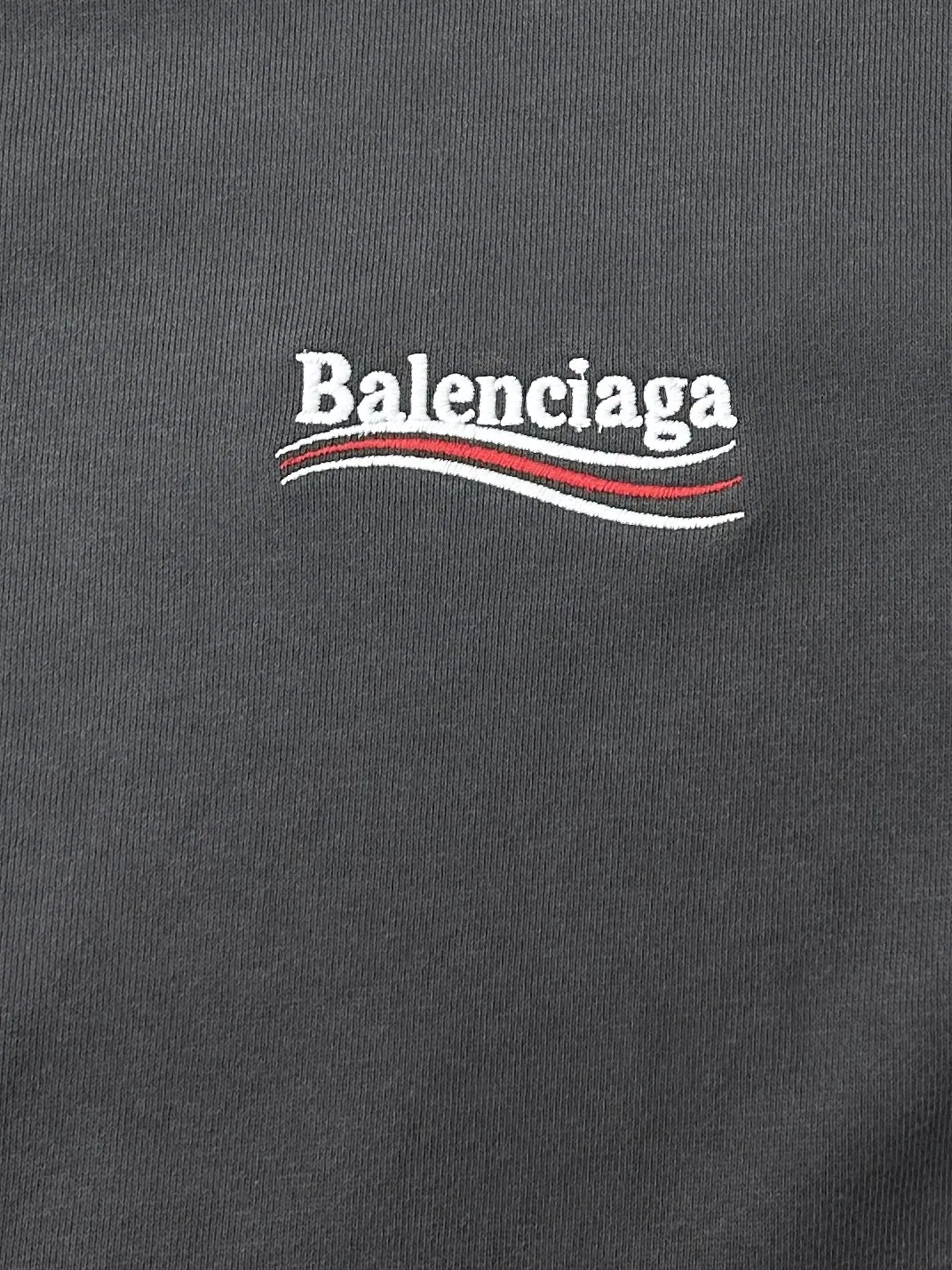Balenciaga 2025春のブラックコークレタールーズスウェットシャツ - 画像 (7)