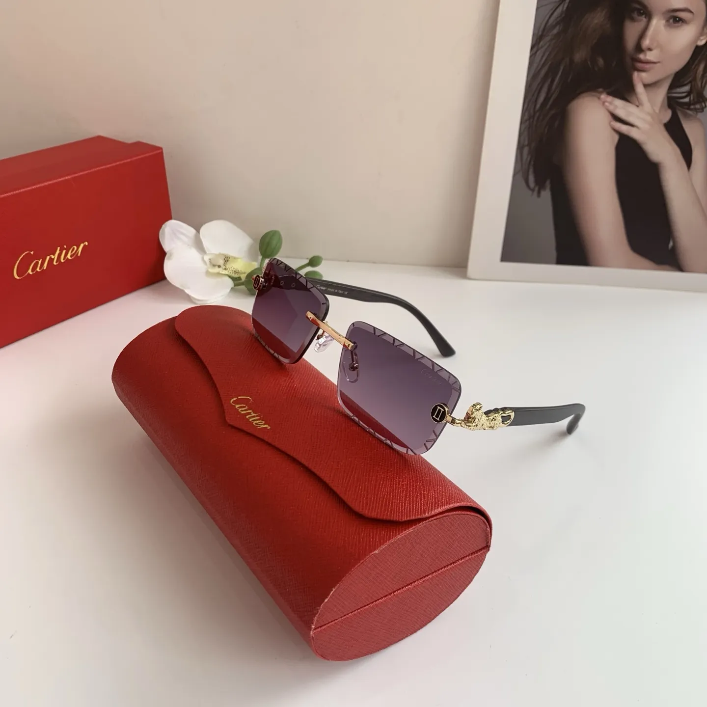 カルティエ新作黒ダイヤモンドサングラス - 画像 (6)