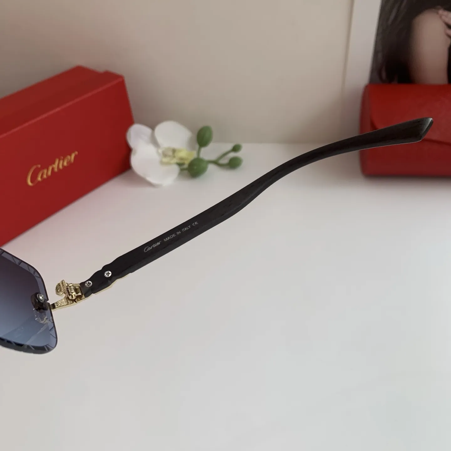 カルティエ新作黒アークファッションサングラス - 画像 (9)