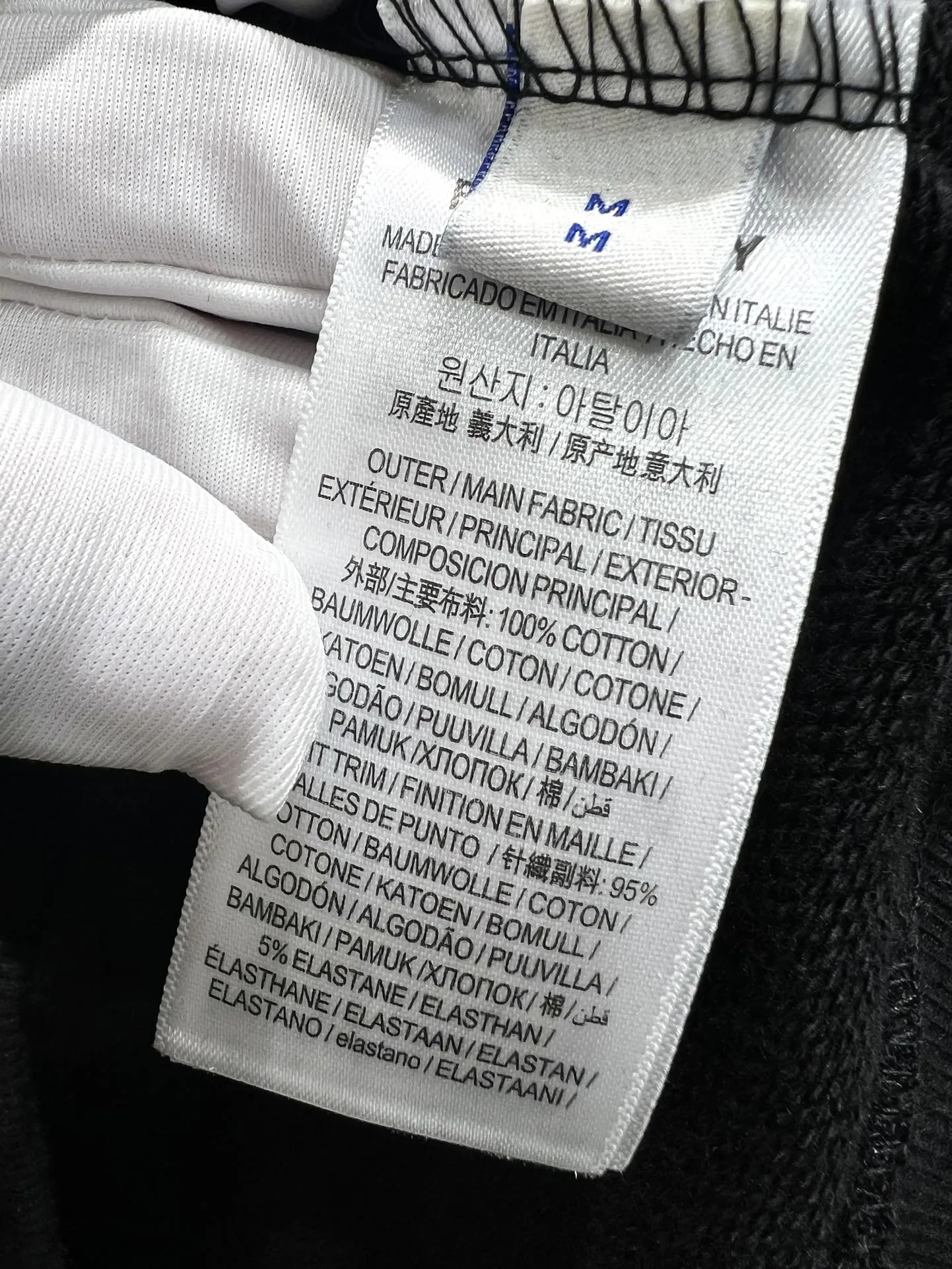 Burberry 黒 クラシック刺繍ラウンドネックスウェット - 画像 (9)