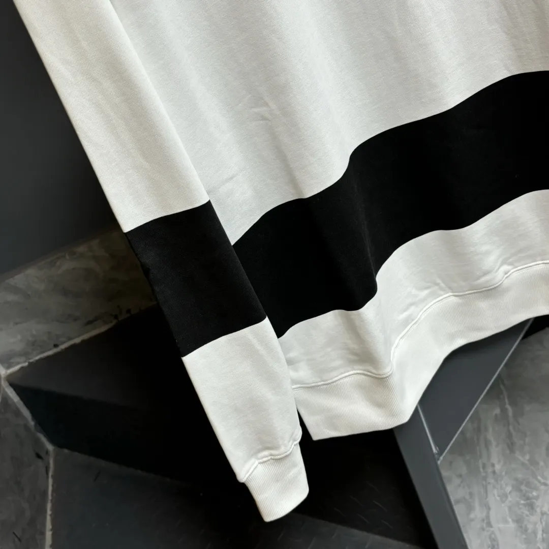 Burberry ホワイトとブラック クラシックロゴスウェット - 画像 (5)