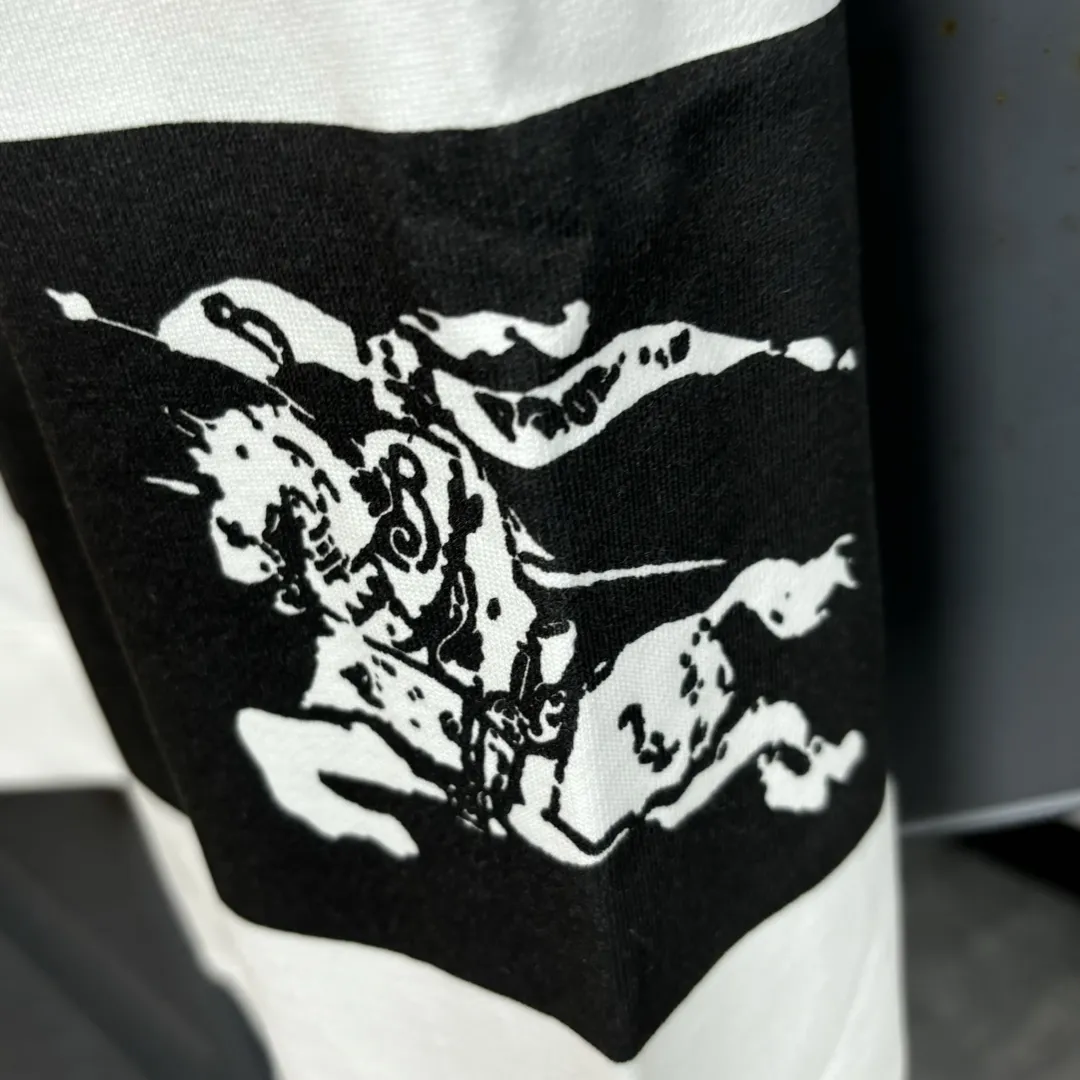 Burberry ホワイトとブラック クラシックロゴスウェット - 画像 (7)