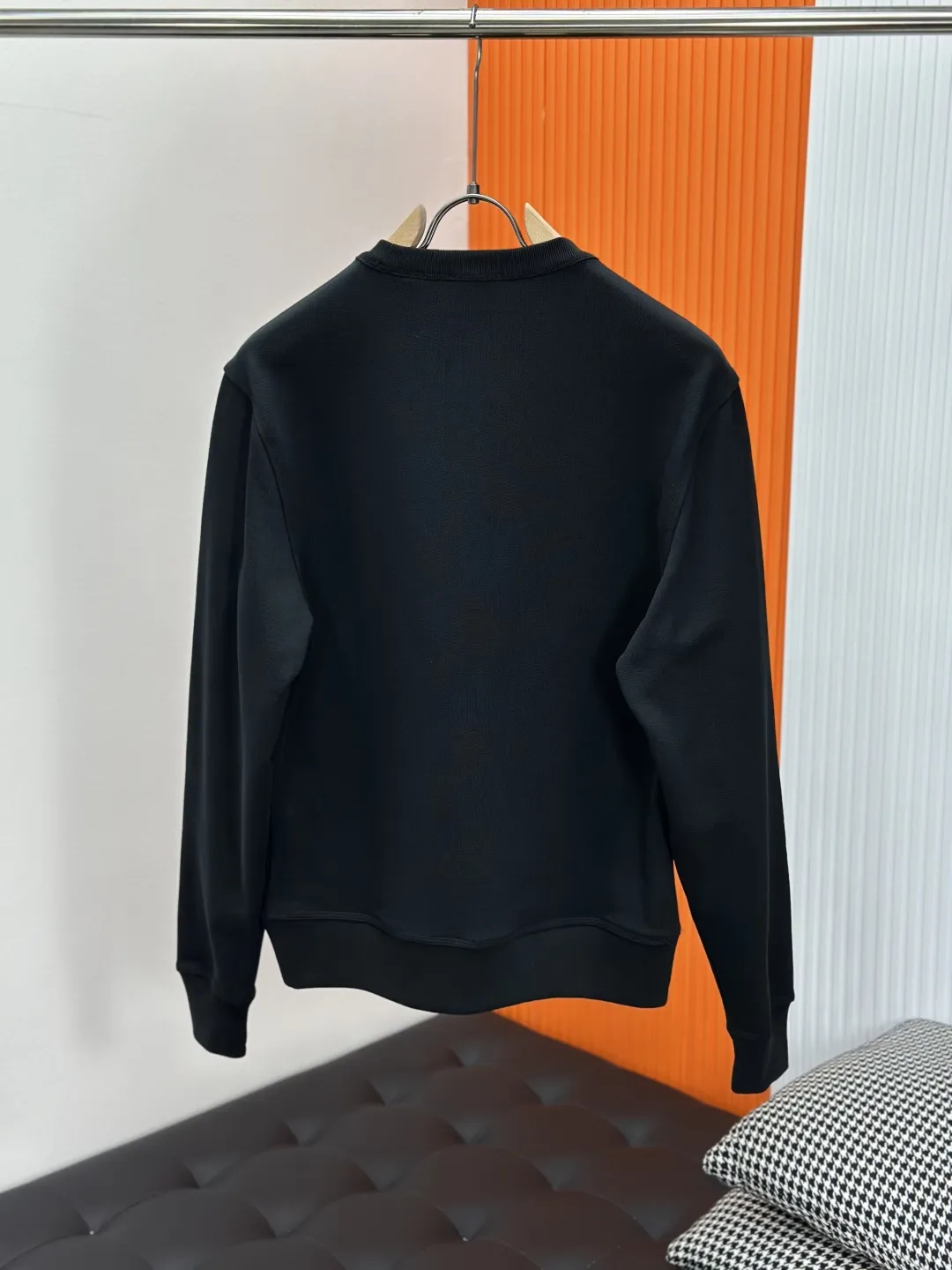 Burberry ブラック クロスステッチの軍馬 長袖スウェット - 画像 (10)