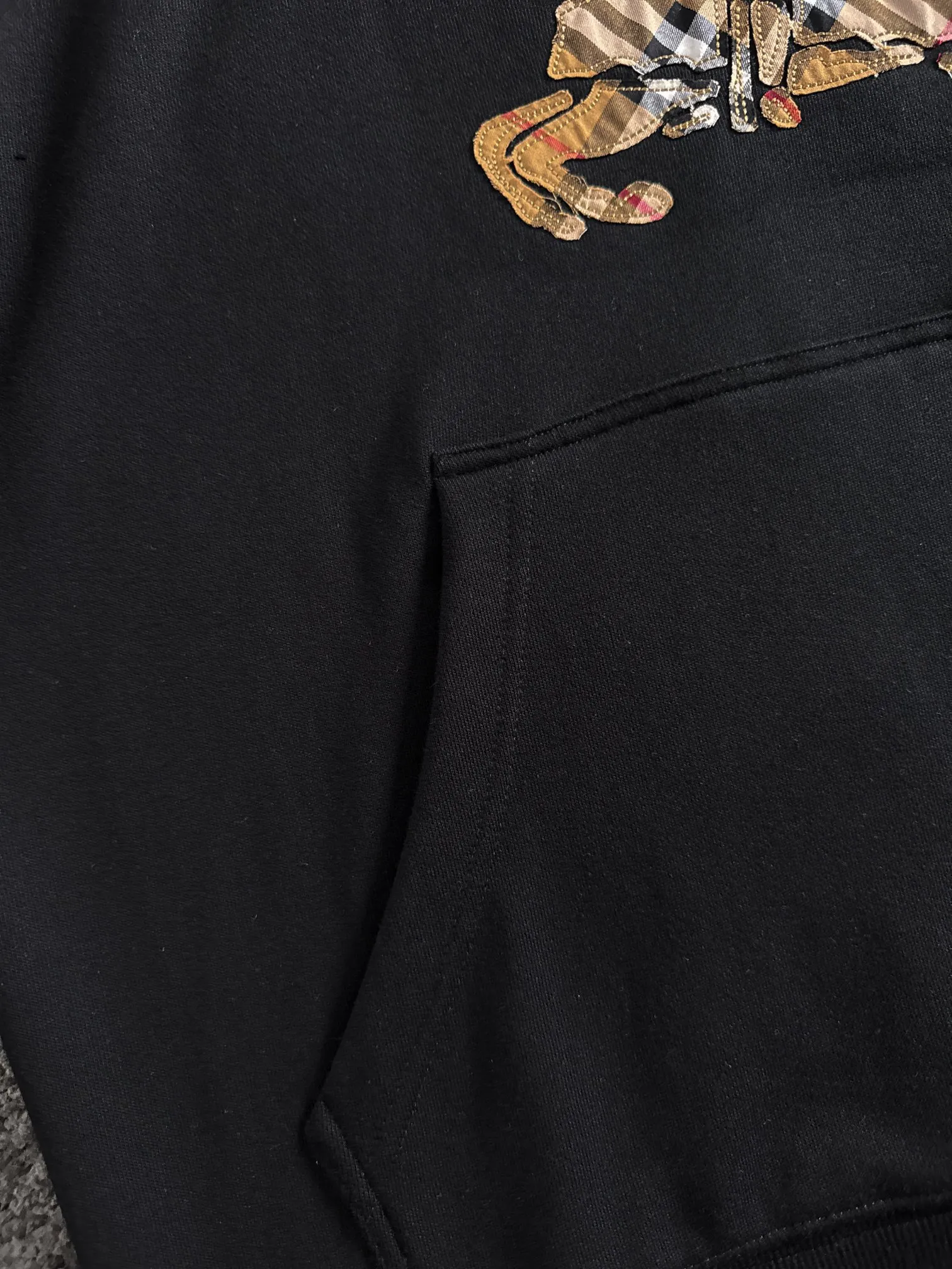 バーバリーブラック軍馬の拍車フード付きスウェット - 画像 (8)