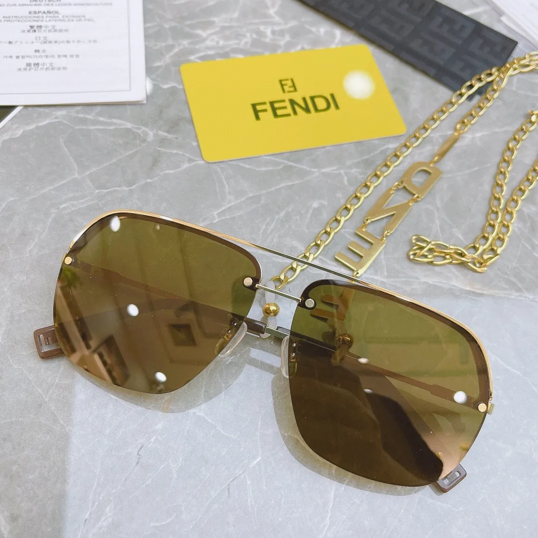 FENDI新作黒サングラスファッションチェーン - 画像 (5)