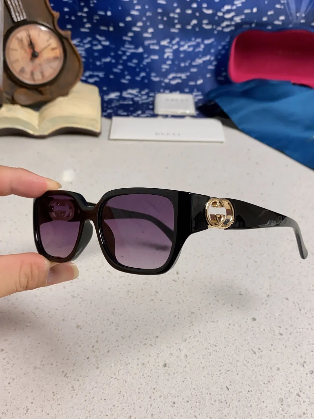 Gucci 黒キャッツアイサングラス新作 - 画像 (7)
