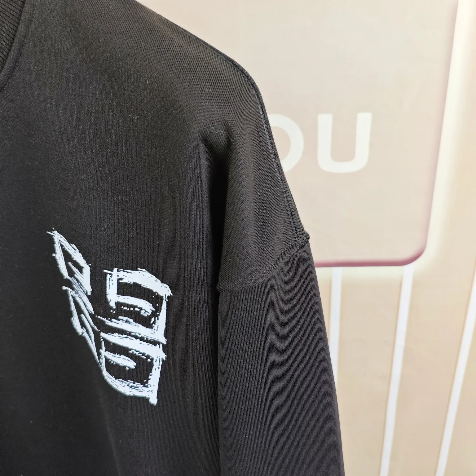 Givenchy ブラック ロゴプリント メンズスウェット - 画像 (8)