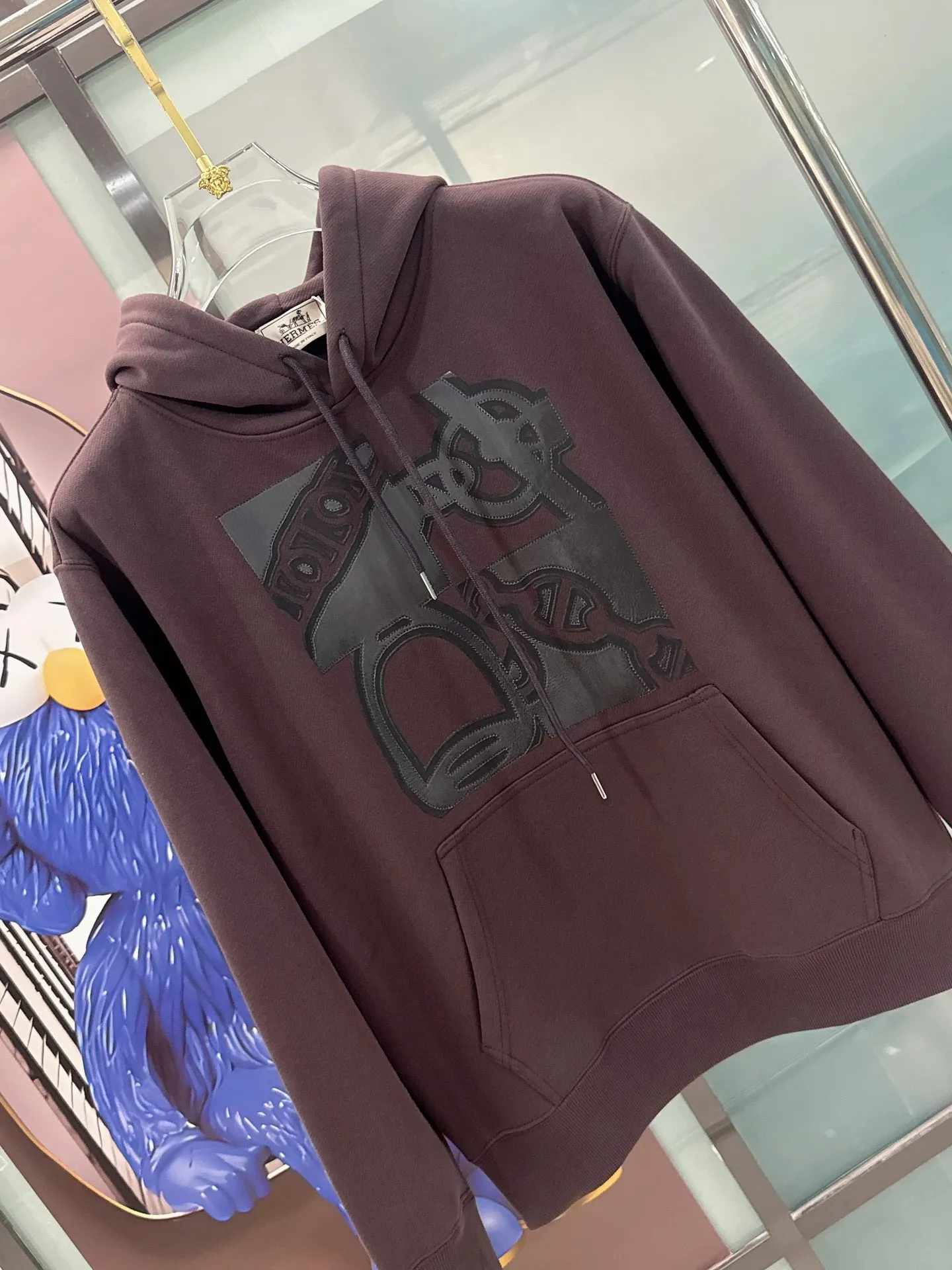 Hermès ss ダークブラウン 長袖フーディ - 画像 (8)