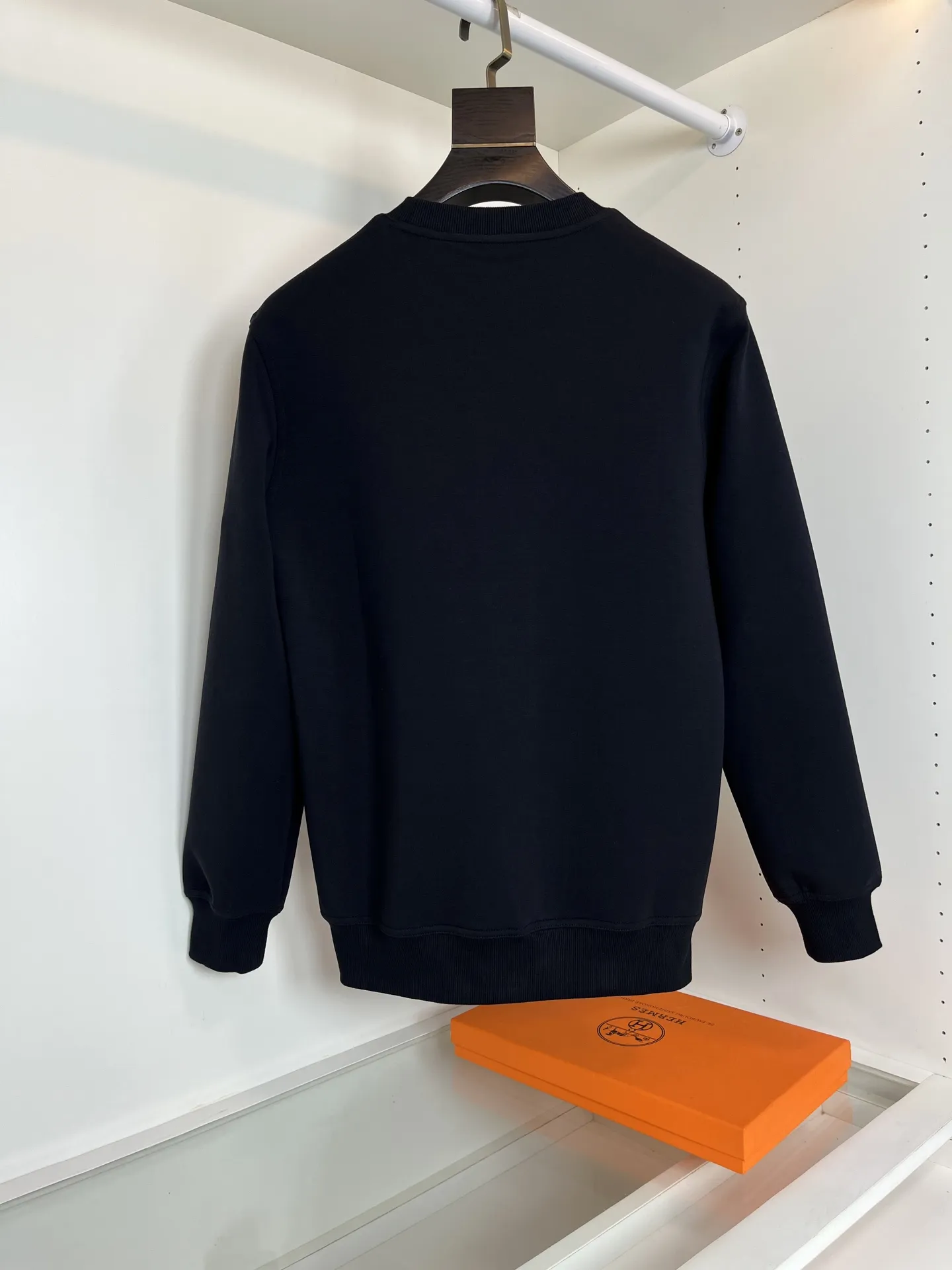 エルメス H Puzzle 黒 クルーネックセーター - 画像 (3)