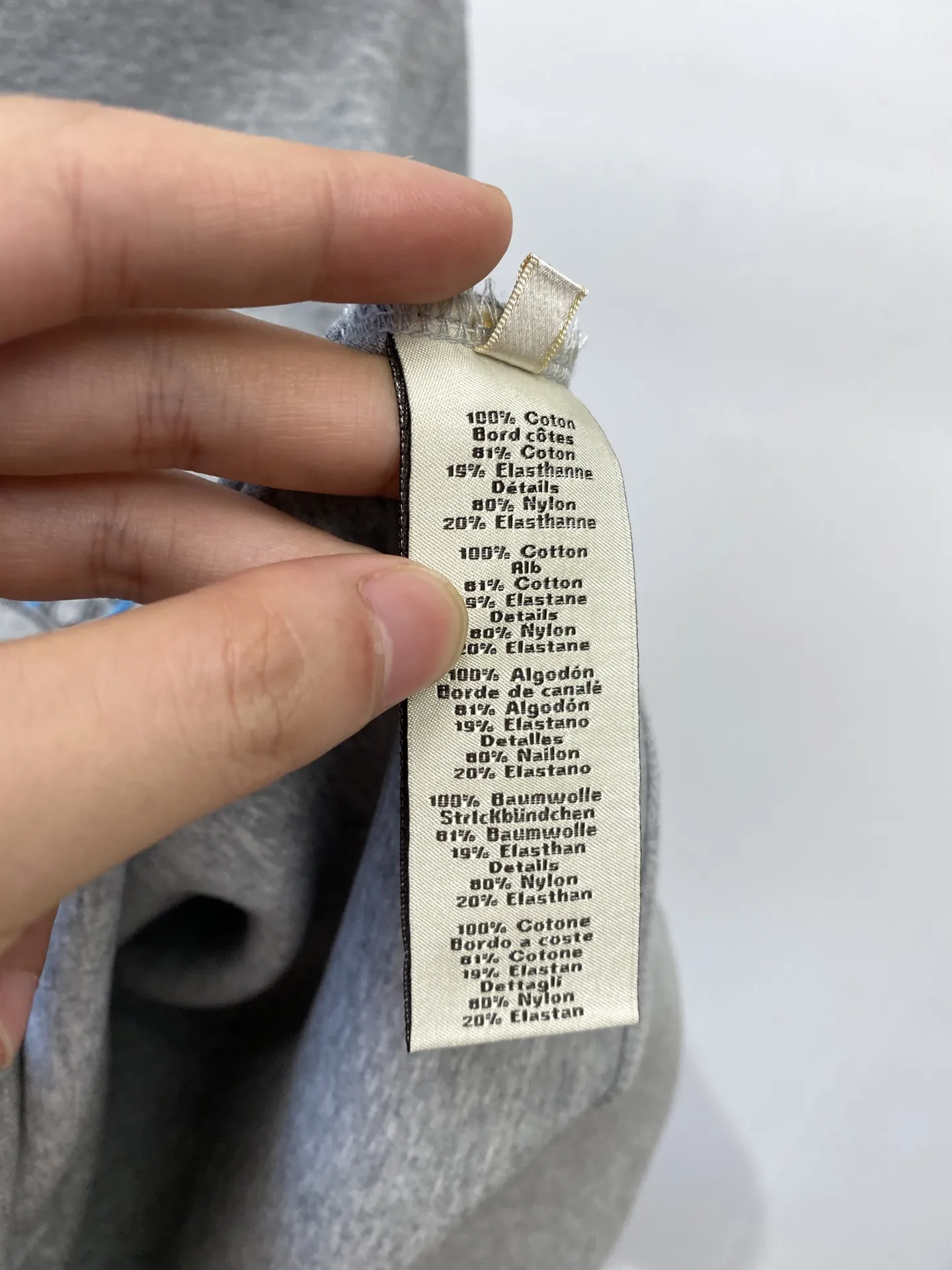 エルメス グレー刺繍ロゴ 2025新作スウェット - 画像 (9)