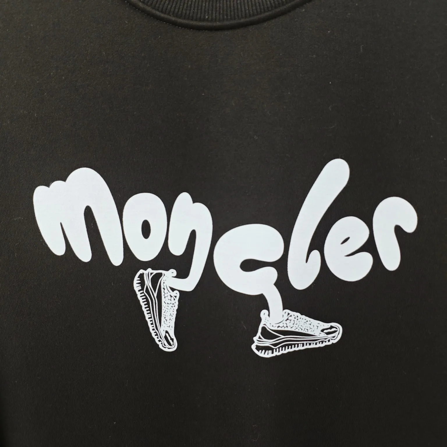 Moncler 新しい黒のメンズカジュアルスウェットシャツ - 画像 (5)