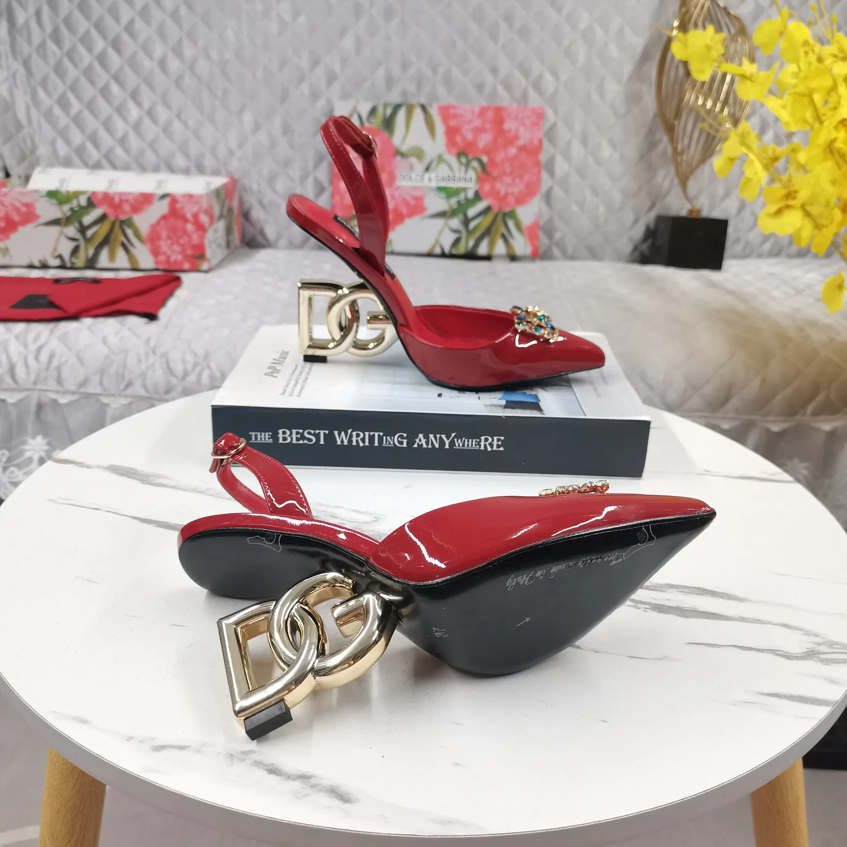 DOLCE&GABBANA赤レッドヒールサンダル新作 - 画像 (10)