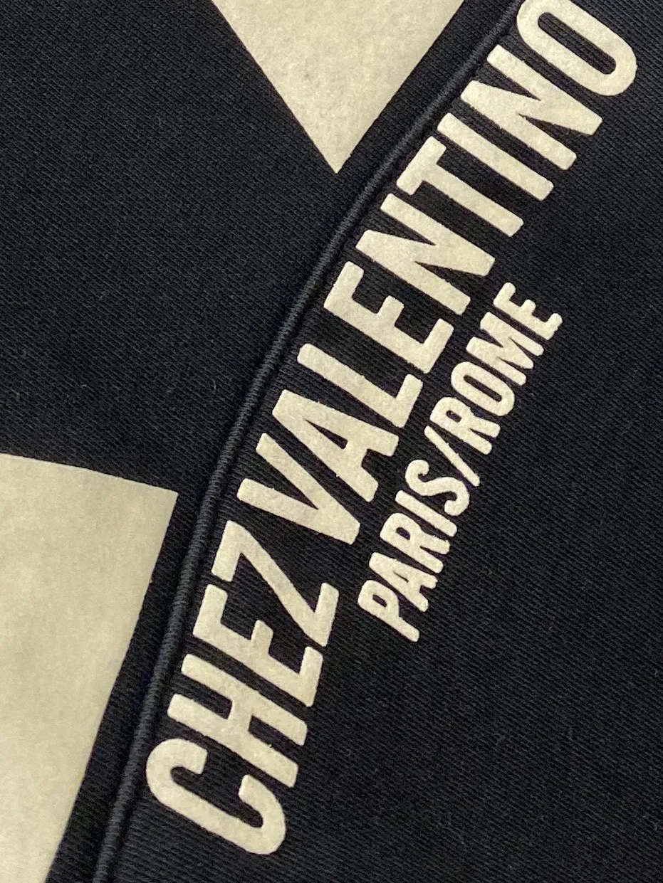 ジジハディッドヴァレンティノ黒新作パーカー - 画像 (8)