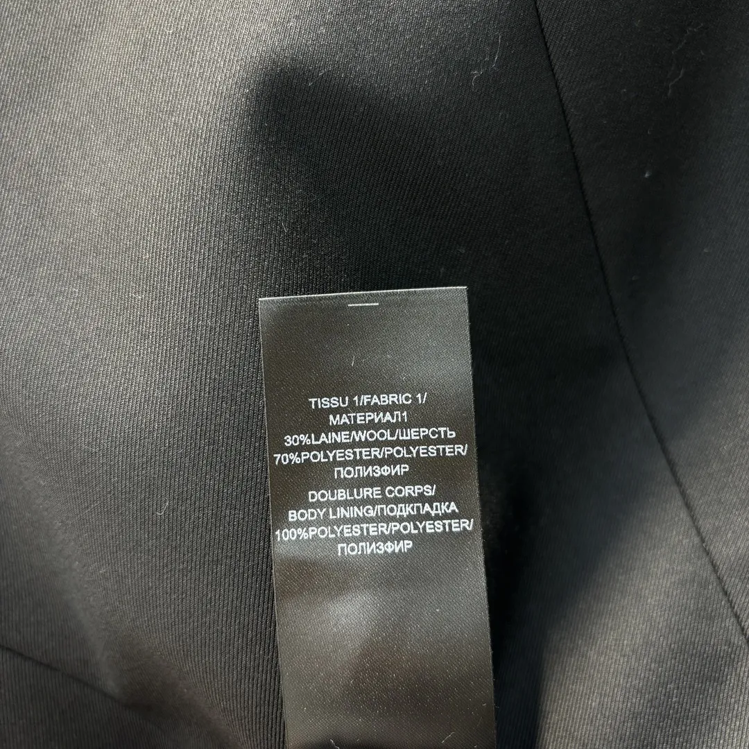 Balmain黒新作ダブルブレストスリムコート - 画像 (10)