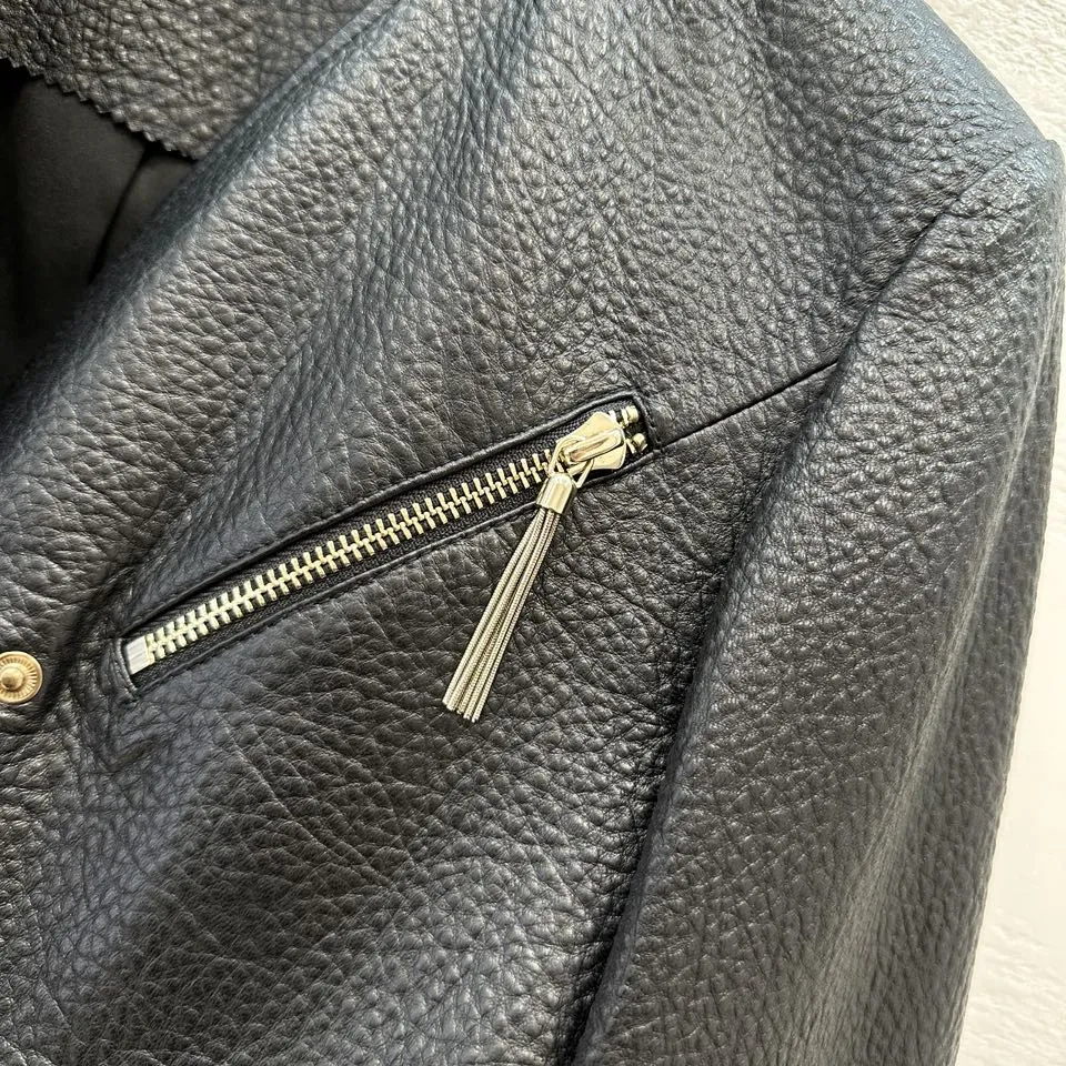 BALMAIN新作黒愛心レザージャケット秋と冬 - 画像 (10)