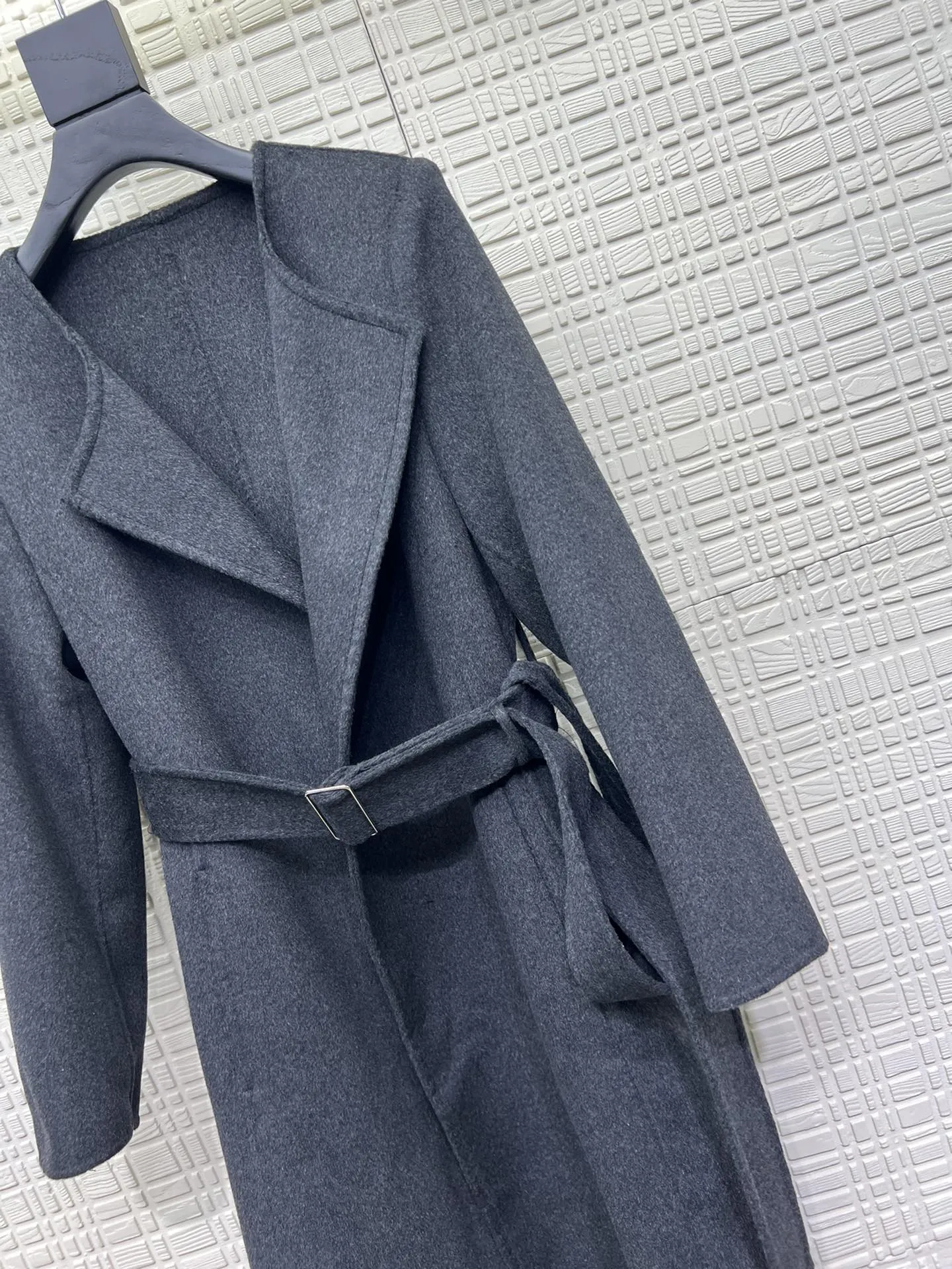 バーバリーコート黒両面ウール新作SMLXL - 画像 (4)