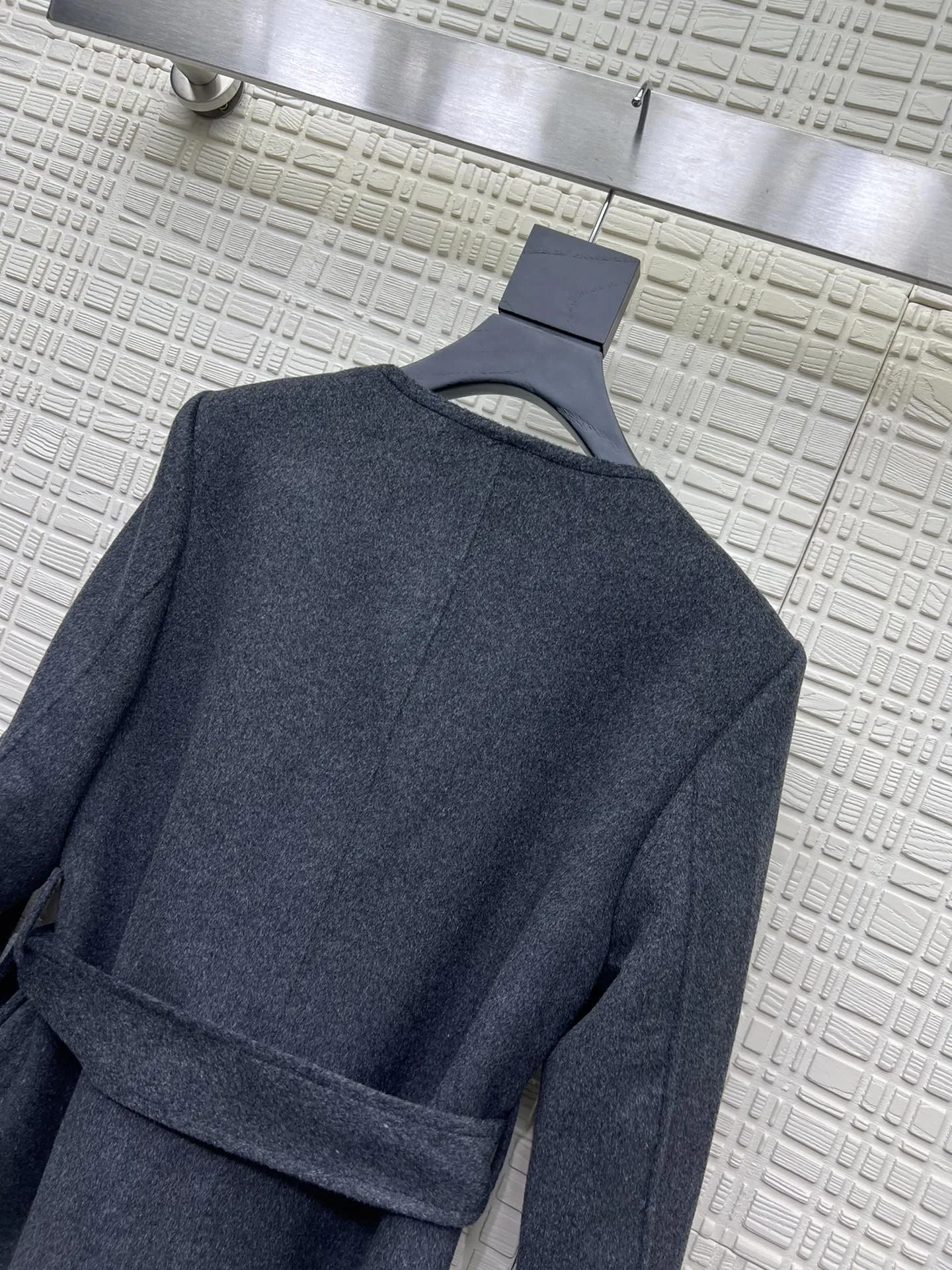 バーバリーコート黒両面ウール新作SMLXL - 画像 (6)