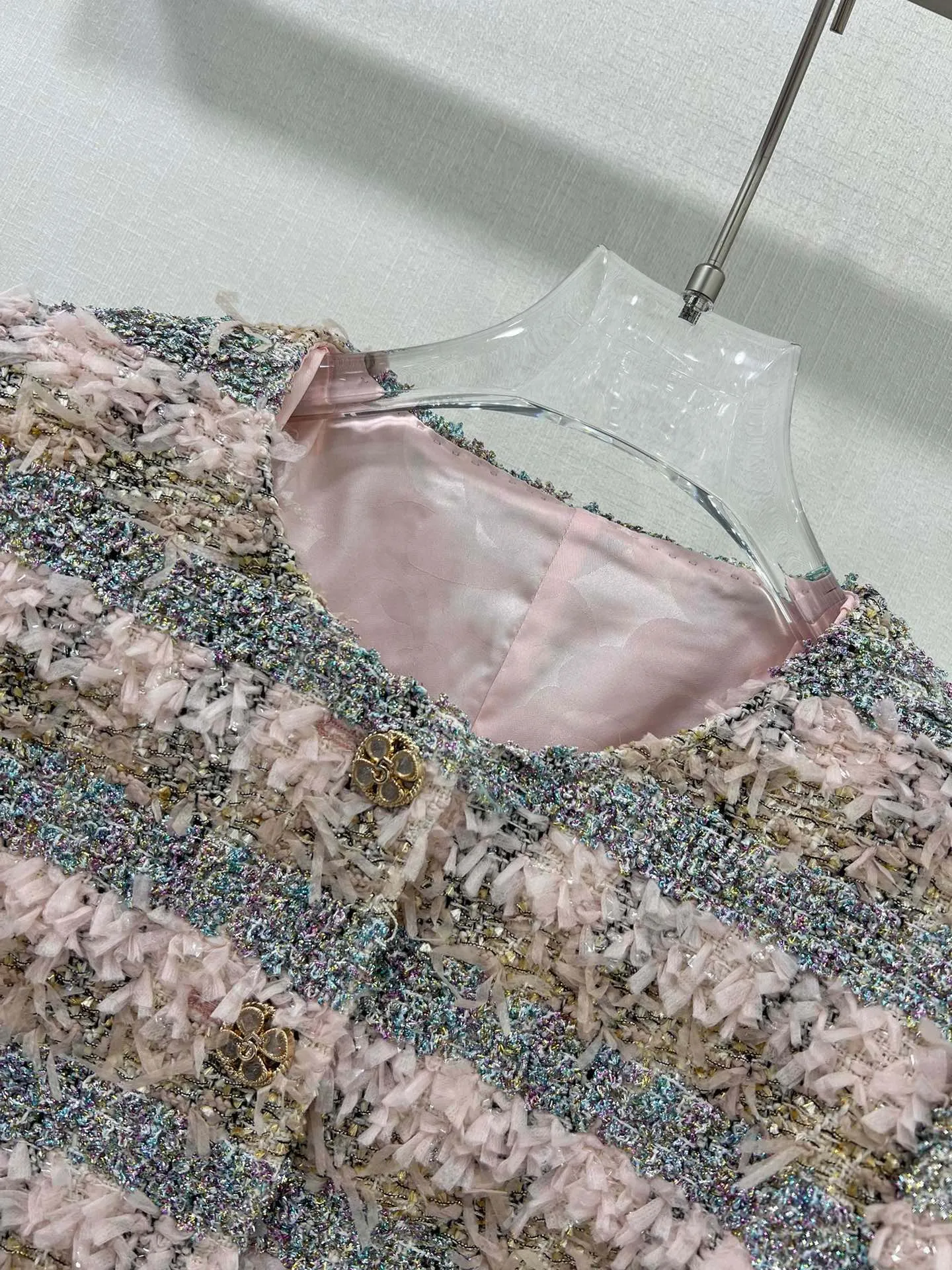 CHANEL新作黒ツイード短コートSML - 画像 (3)