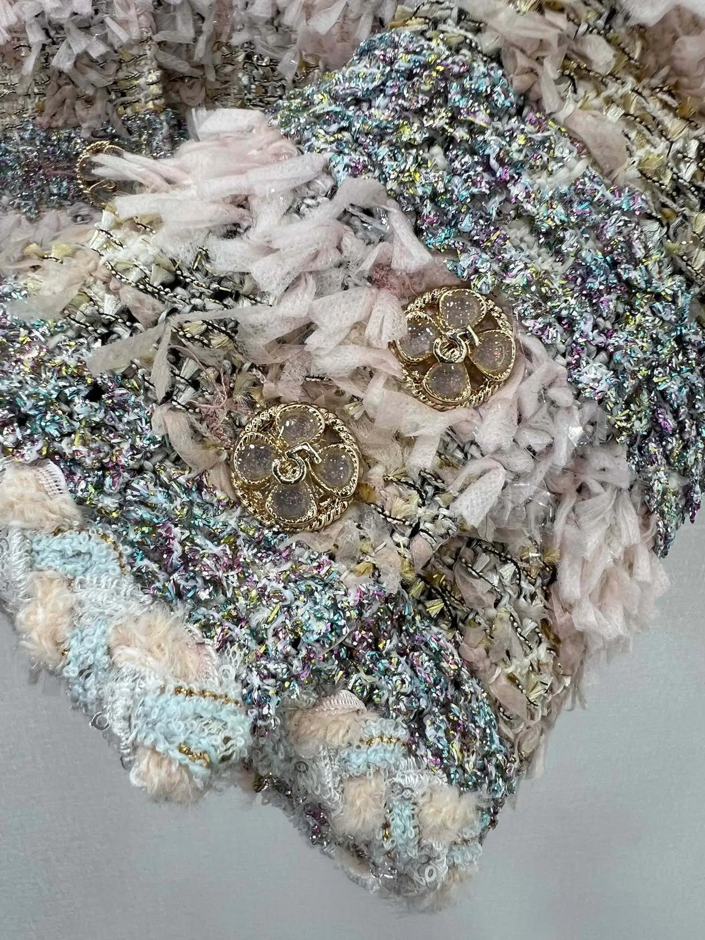 CHANEL新作黒ツイード短コートSML - 画像 (5)