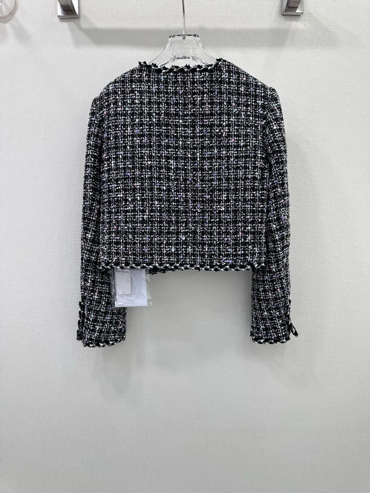 CHANEL新作黒ツイードジャケットSML - 画像 (3)