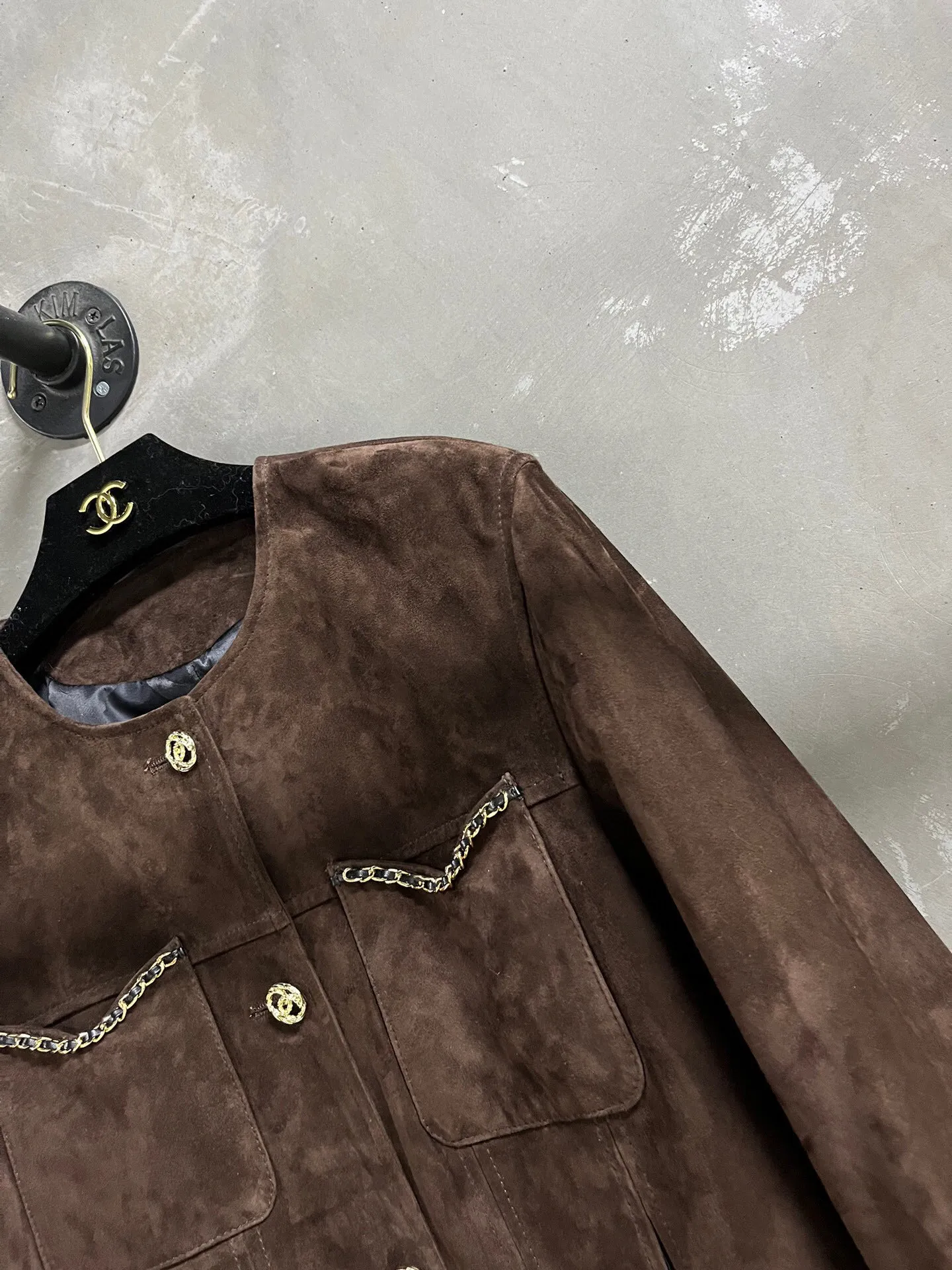 Chanel新作黒レザージャケットチェック柄 - 画像 (5)