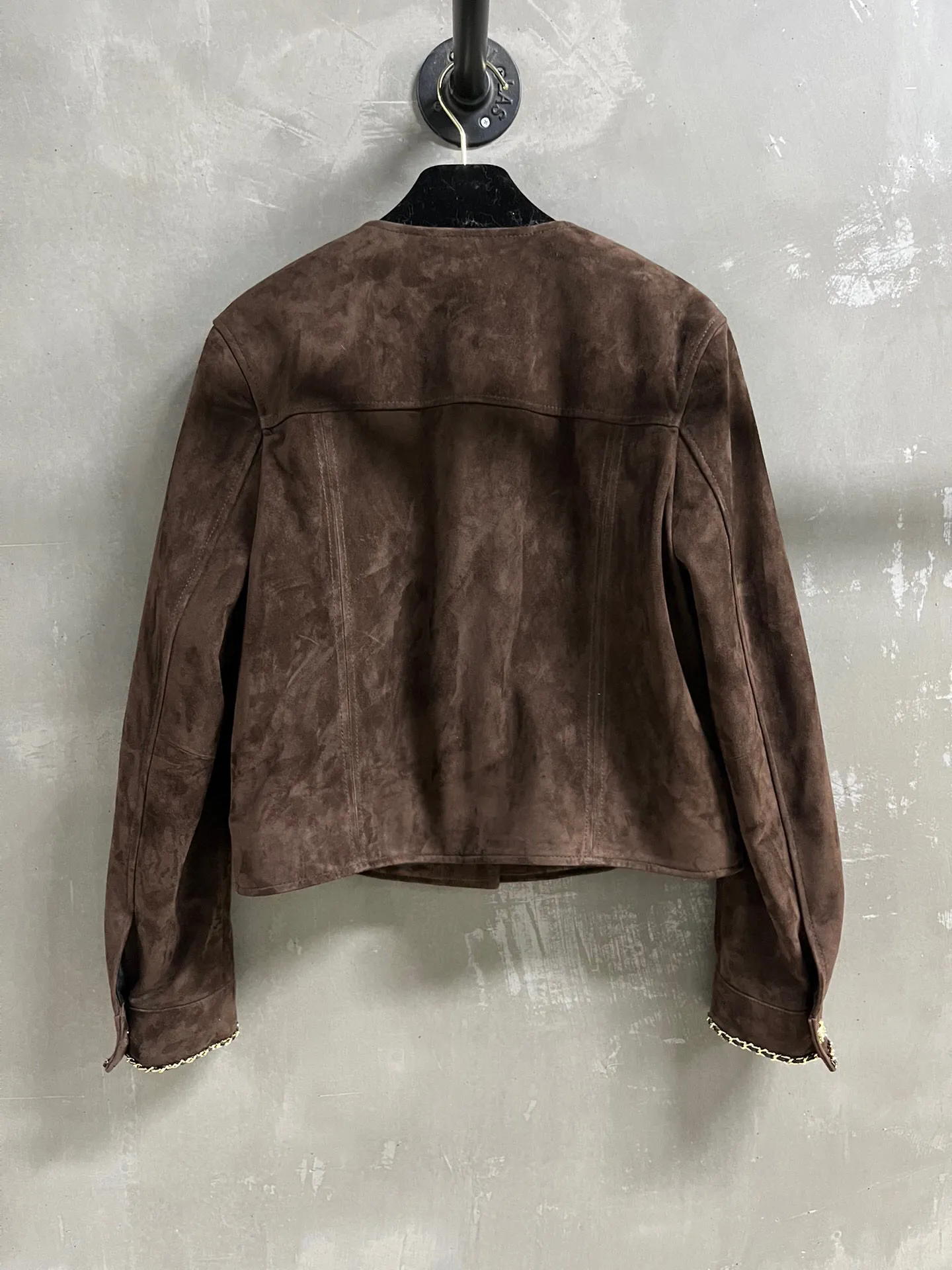 Chanel新作黒レザージャケットチェック柄 - 画像 (10)